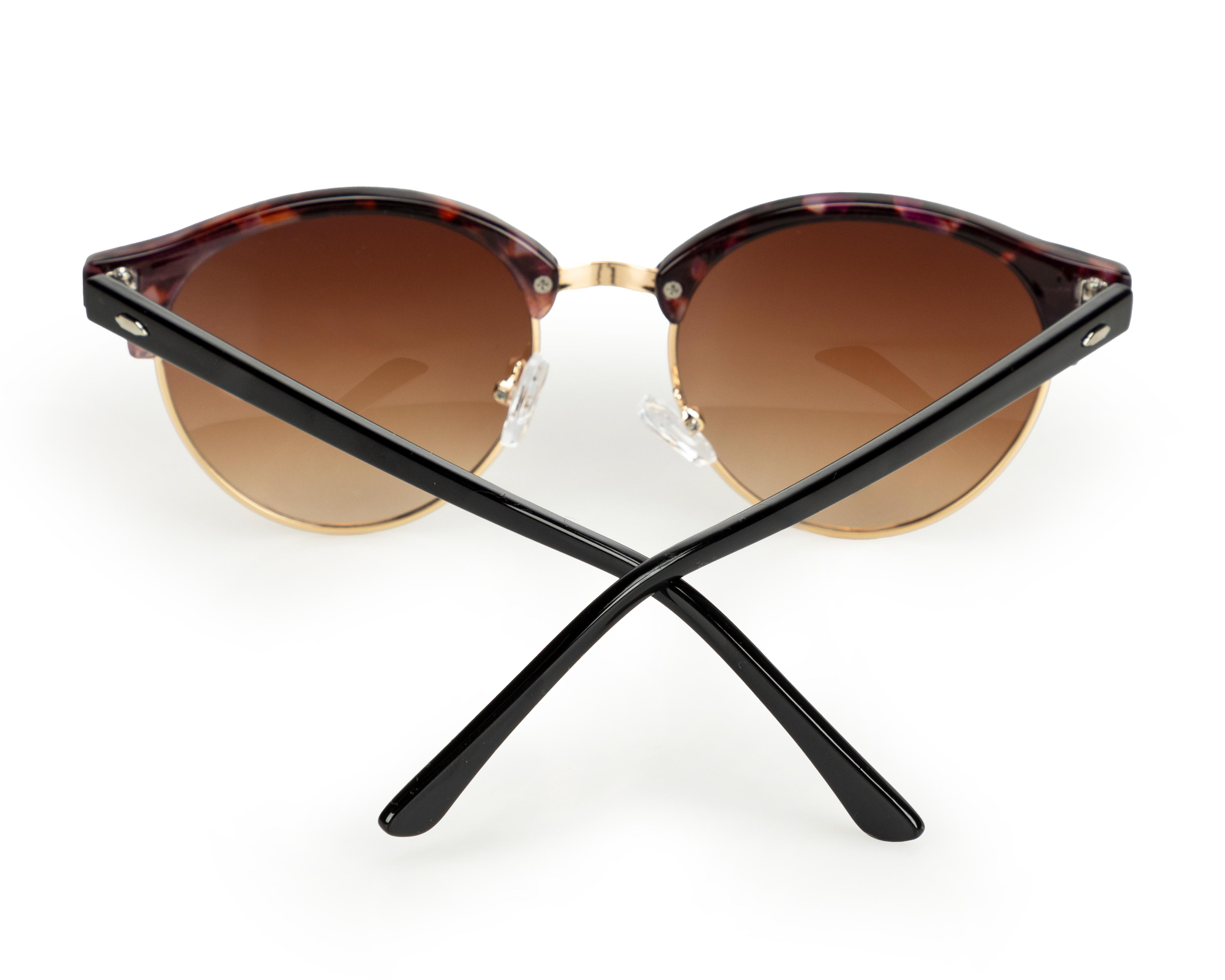 Foto 3 | Lentes de Sol para Mujer 18 Forever Redondos Cafés