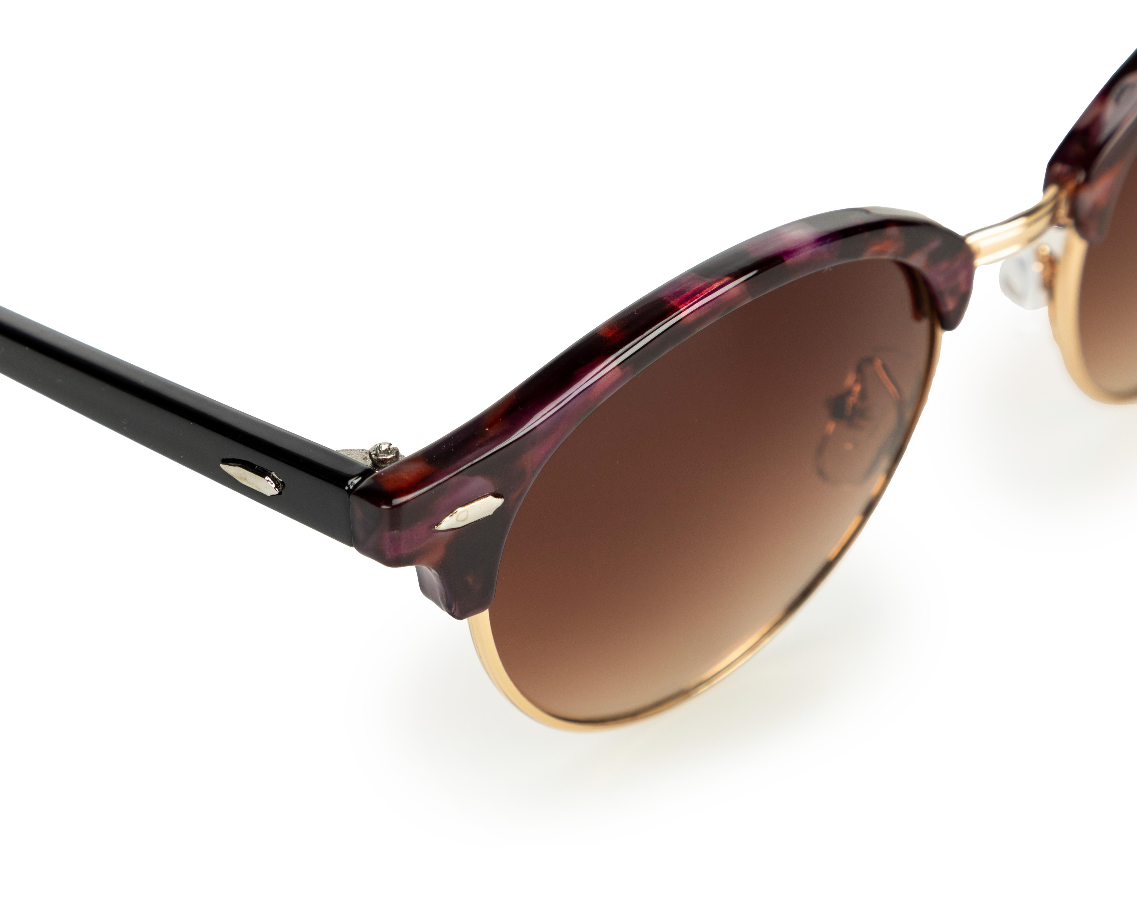 Foto 5 pulgar | Lentes de Sol para Mujer 18 Forever Redondos Cafés