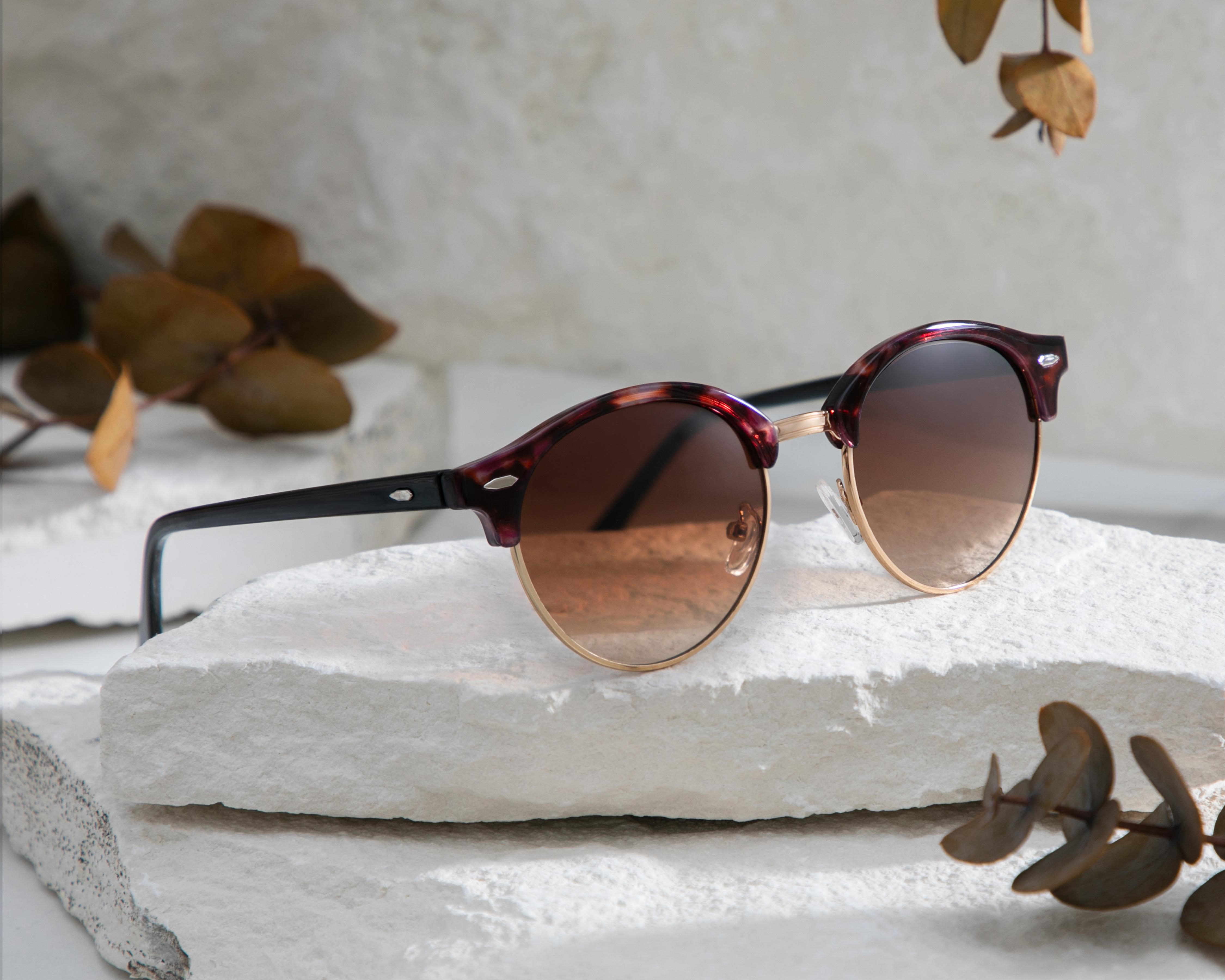 Foto 5 | Lentes de Sol para Mujer 18 Forever Redondos Cafés
