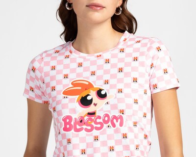 Foto 3 | Playera Las Chicas Superpoderosas Estampada para Mujer
