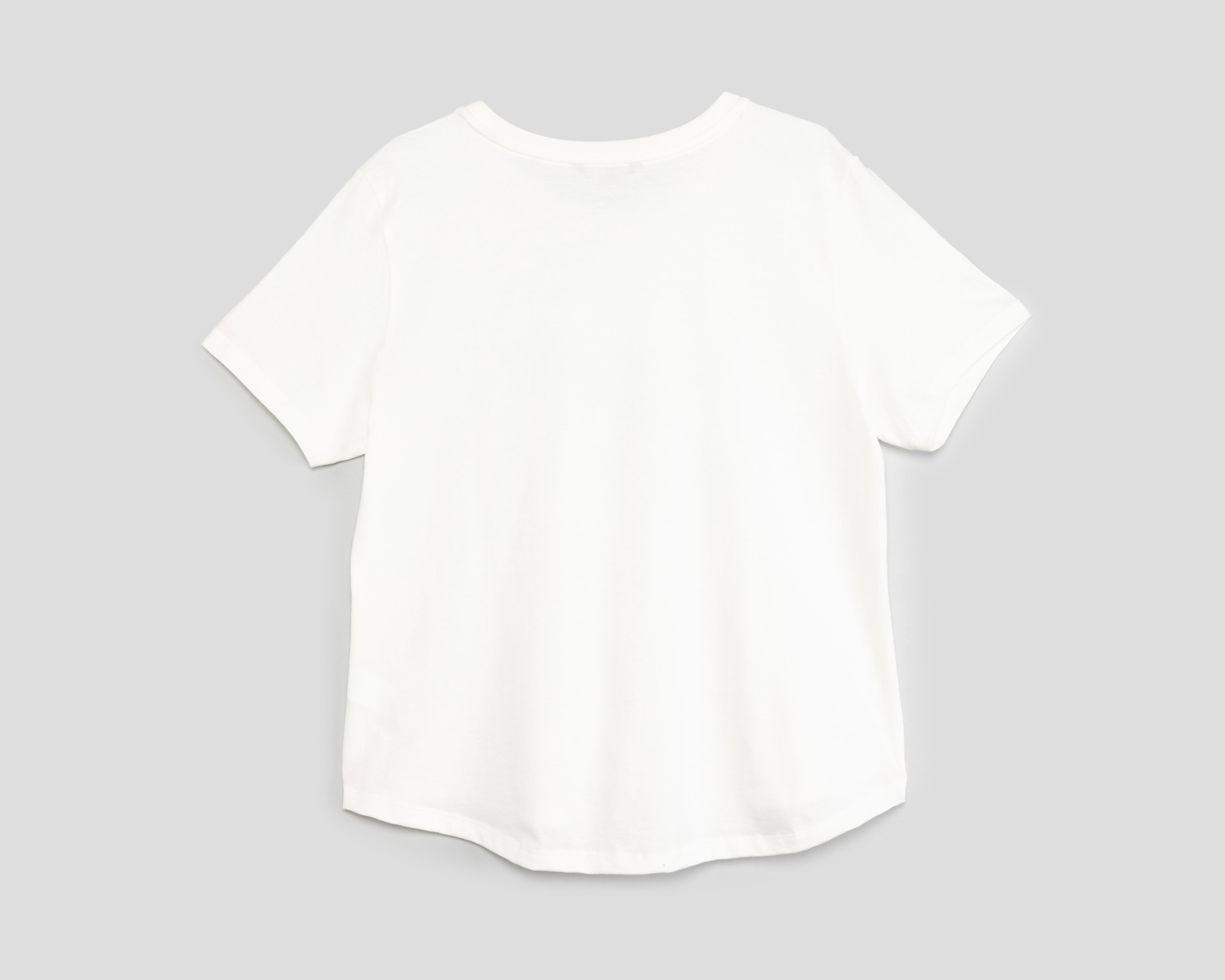 Foto 3 pulgar | Playera Sahara Blanca para Mujer