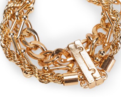 Foto 3 | Pulsera Jennifer Lopez Dorada