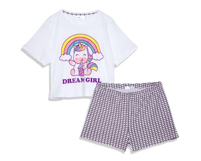 Foto 1 | Pijama de Algodón Emociones para Mujer 2 Piezas