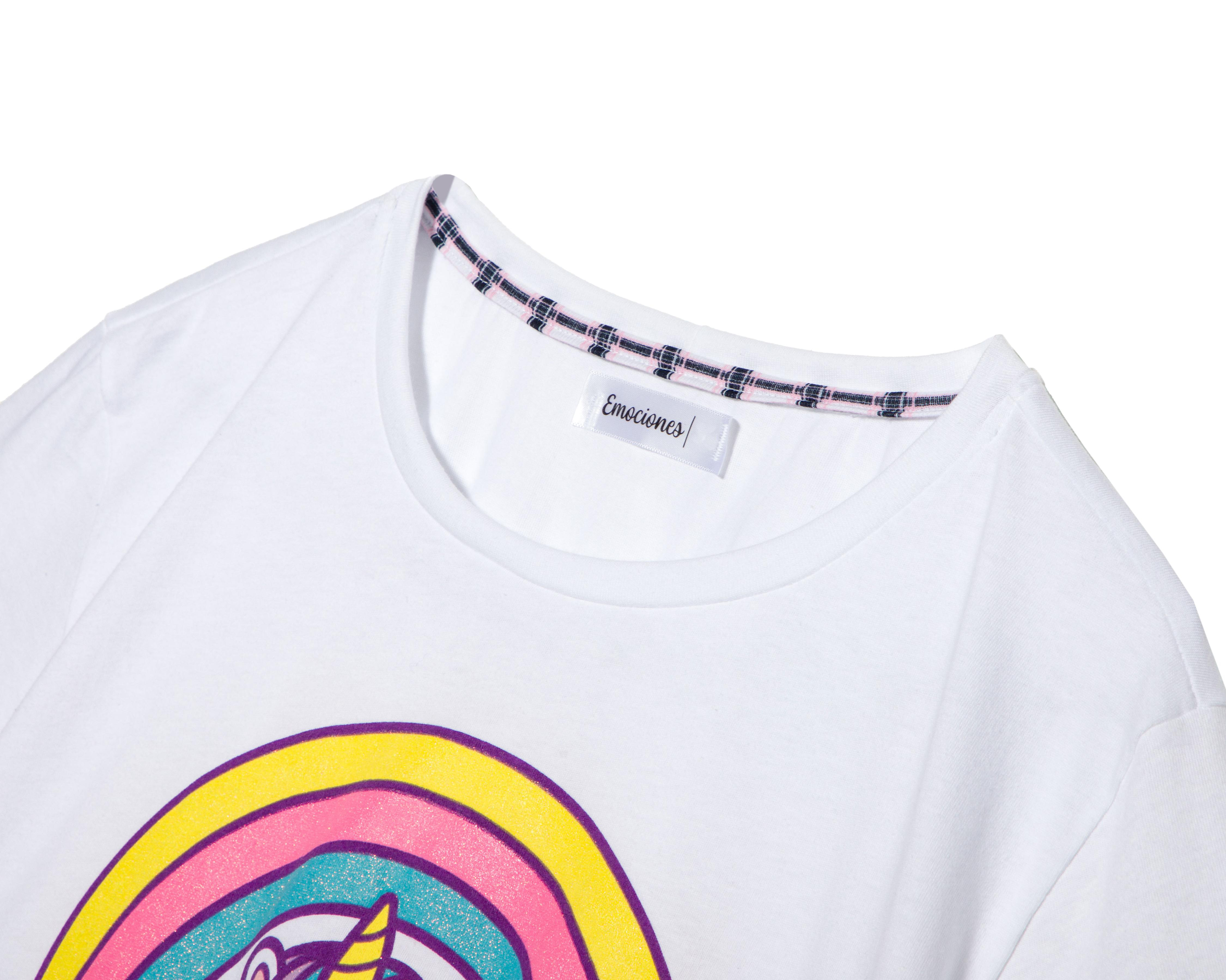 Foto 4 pulgar | Pijama de Algodón Emociones para Mujer 2 Piezas