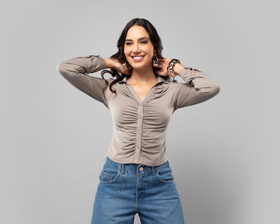 Foto 1 | Blusa Café Jennifer Lopez para Mujer