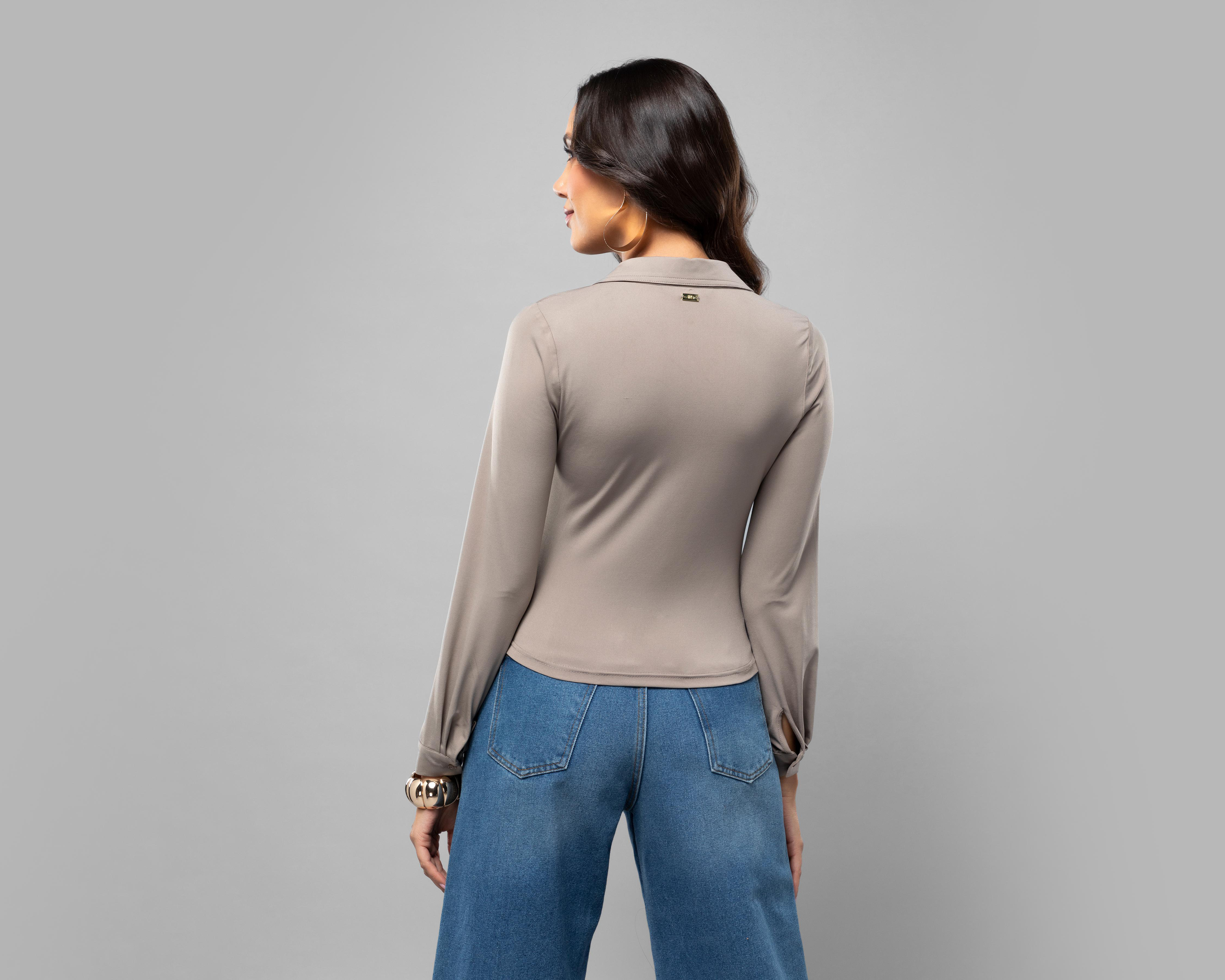 Foto 4 pulgar | Blusa Café Jennifer Lopez para Mujer