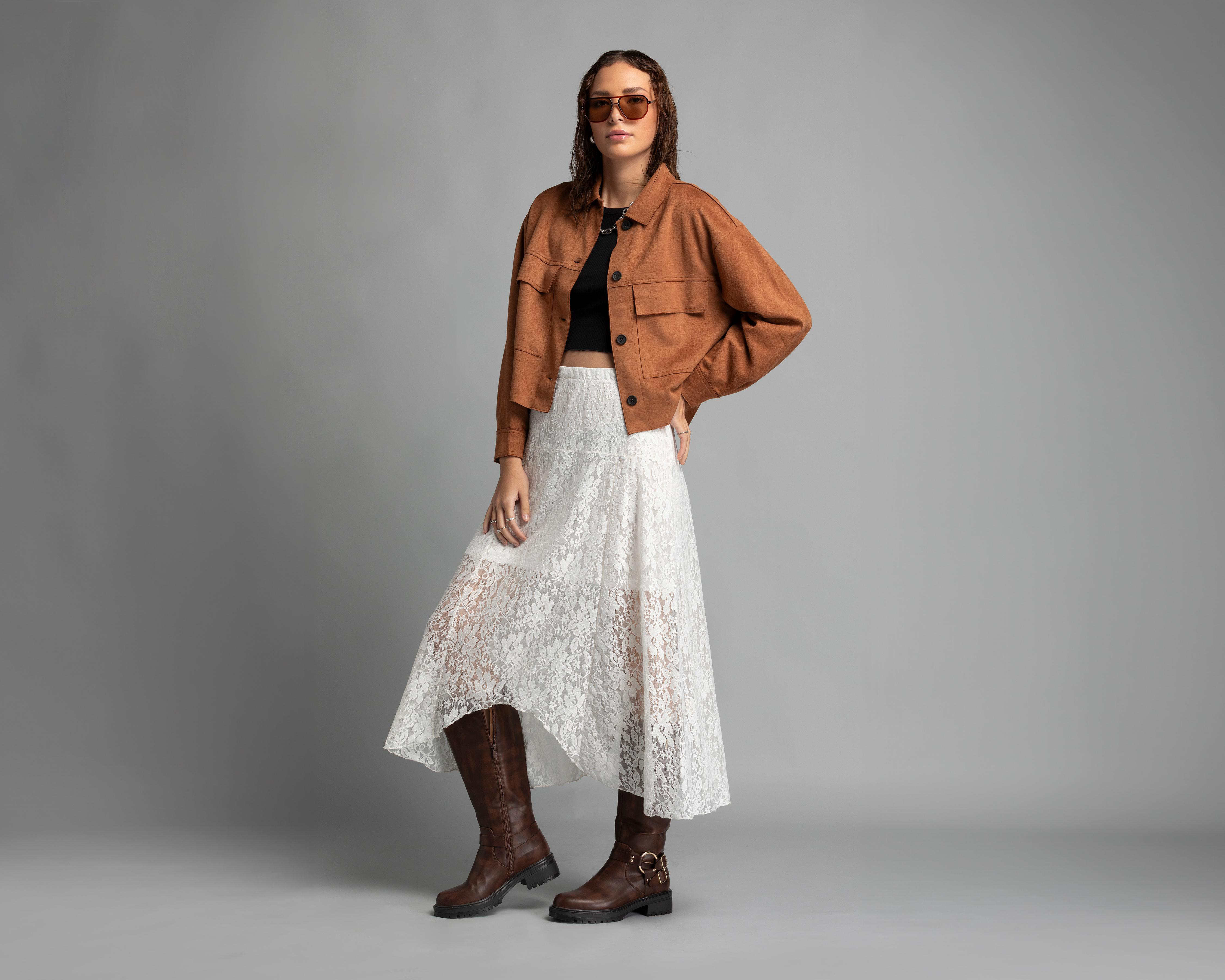 Foto 1 | Chamarra Oversize Strona para Mujer