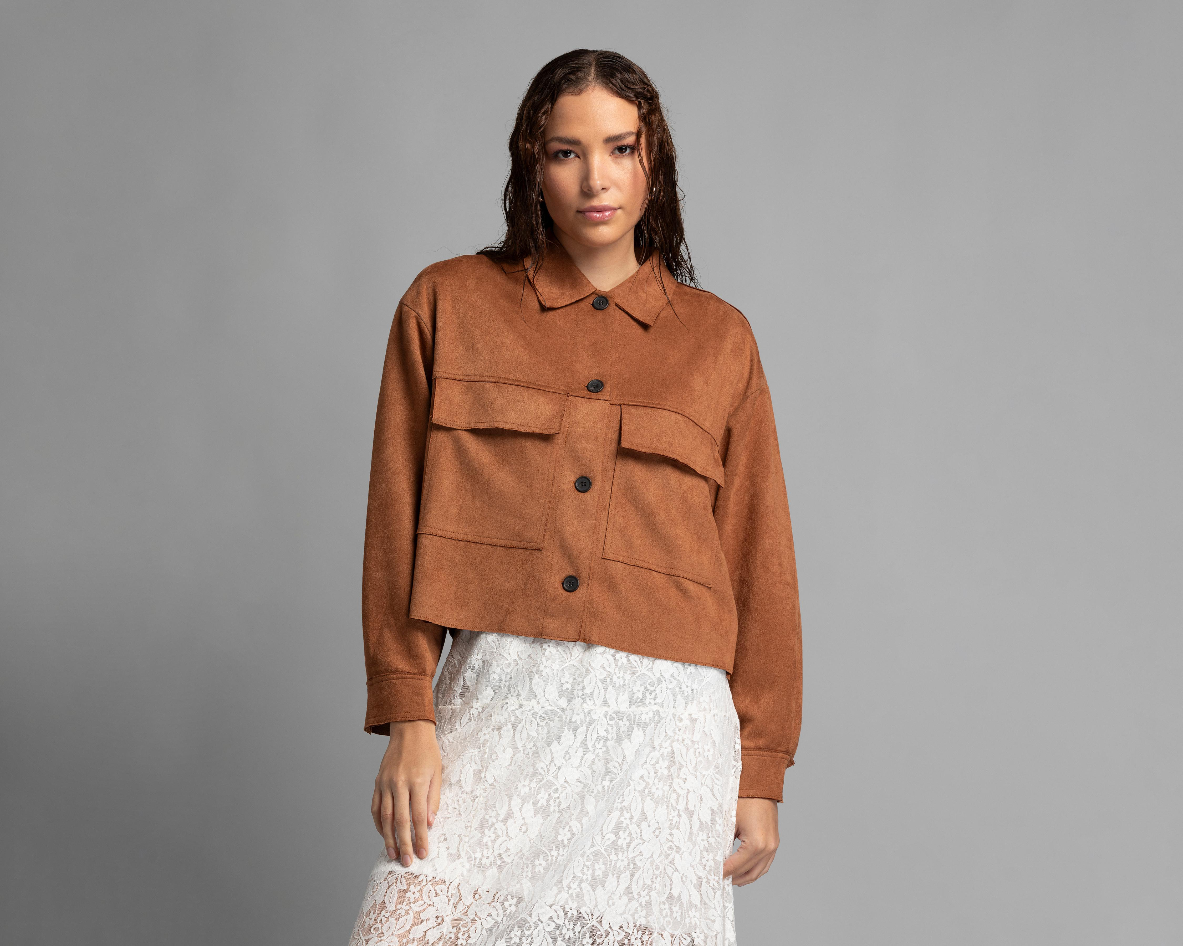 Foto 2 | Chamarra Oversize Strona para Mujer