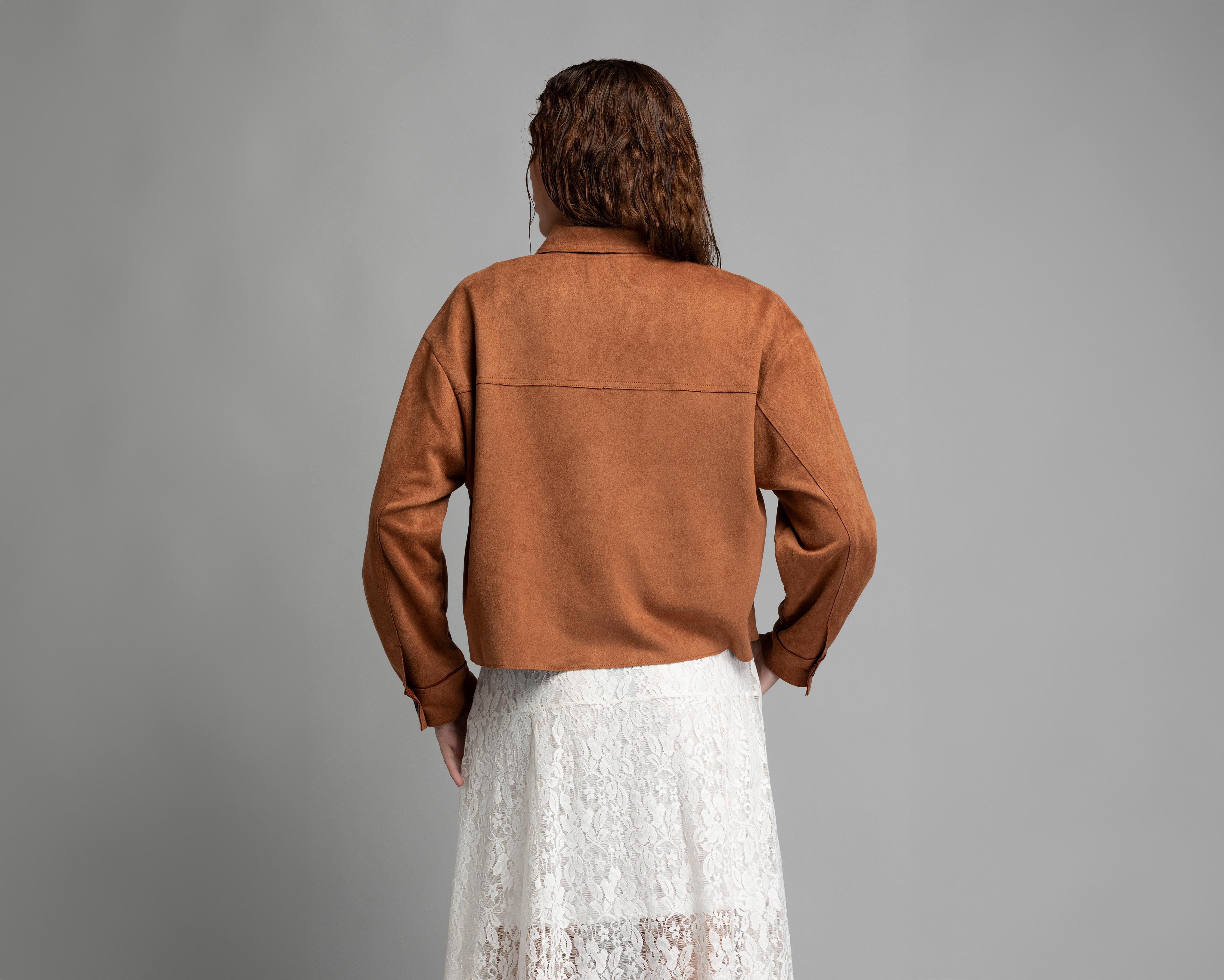 Foto 4 pulgar | Chamarra Oversize Strona para Mujer