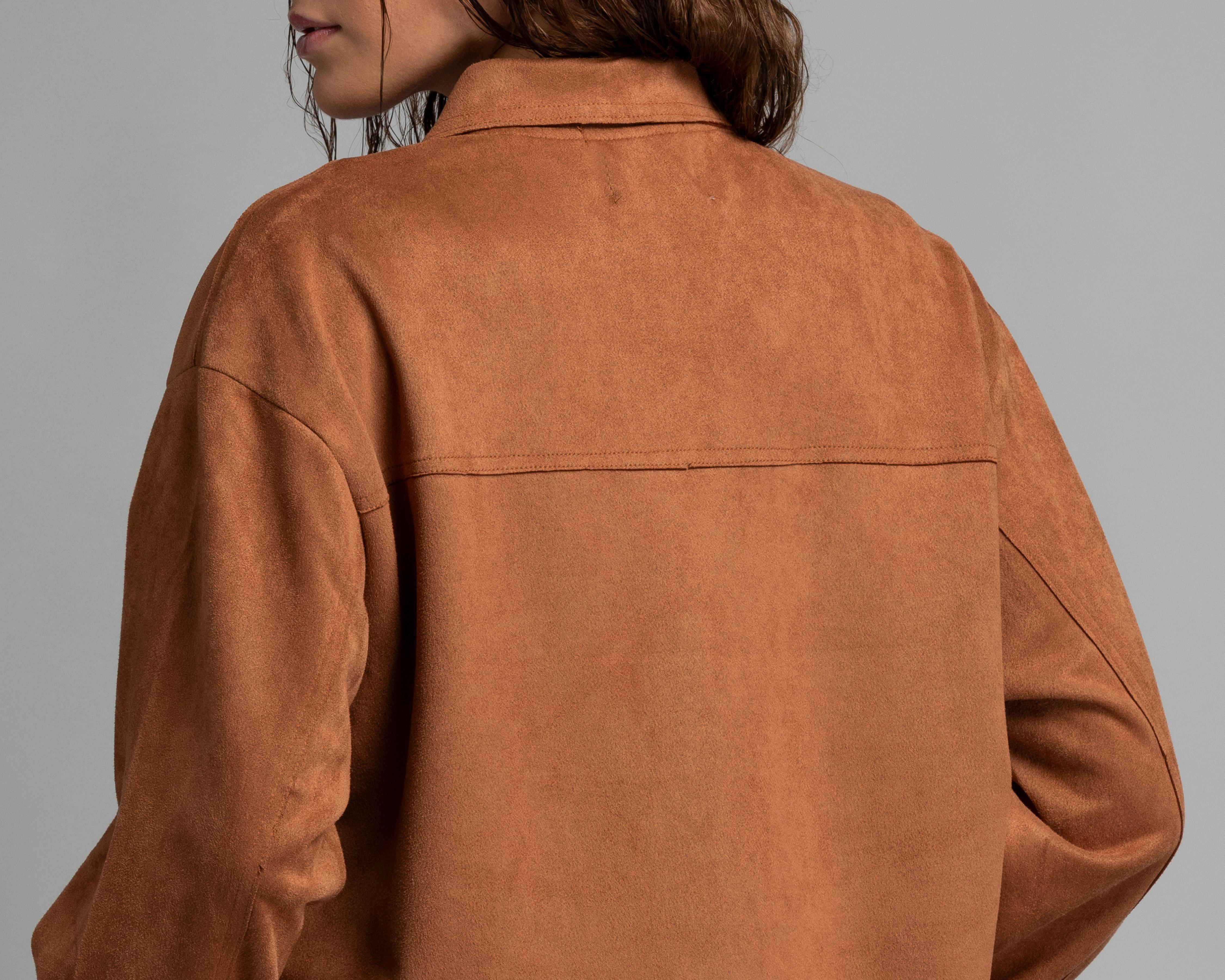 Foto 6 pulgar | Chamarra Oversize Strona para Mujer