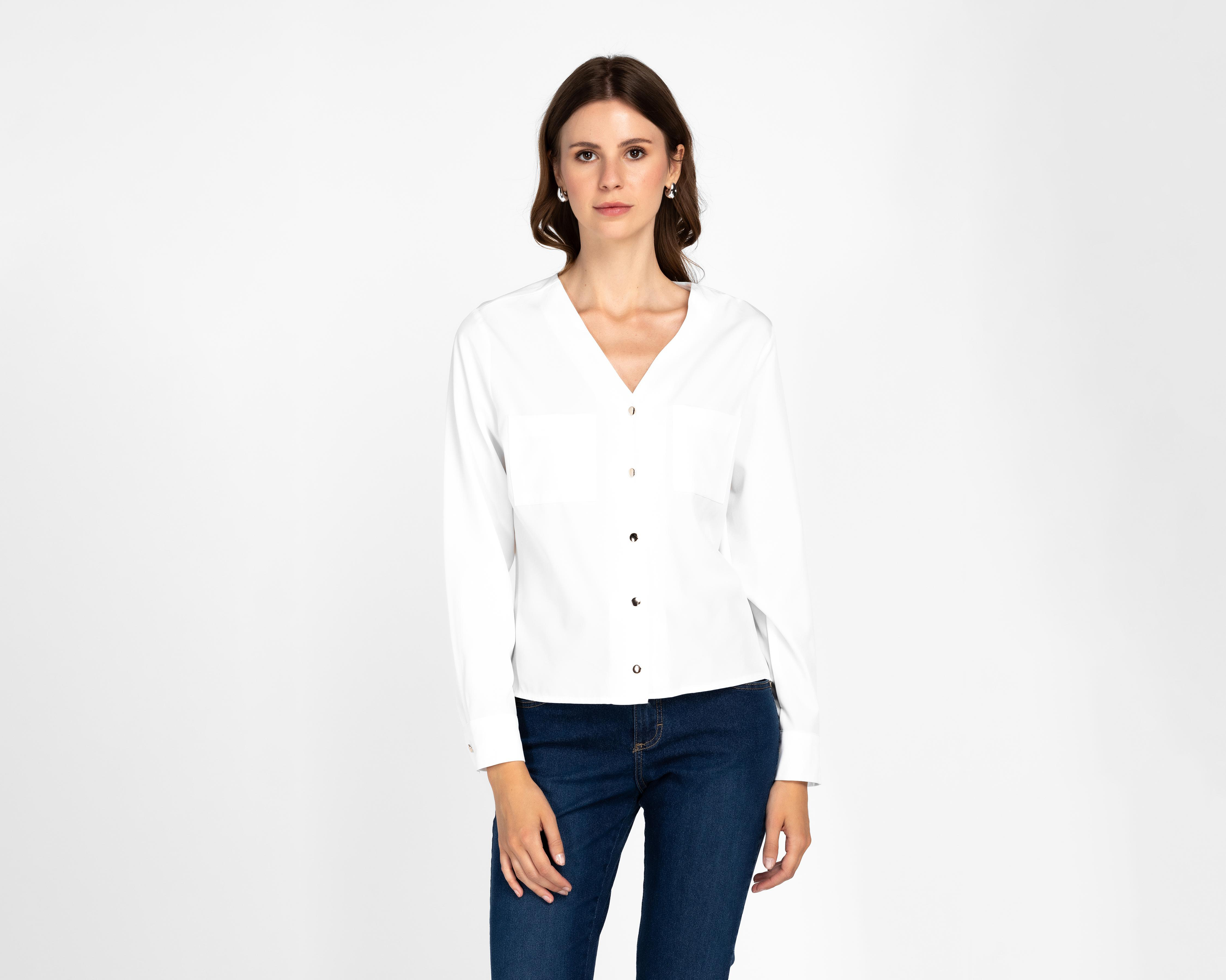 Blusa Sahara Manga Larga para Mujer