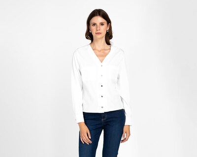 Foto 1 | Blusa Sahara Manga Larga para Mujer