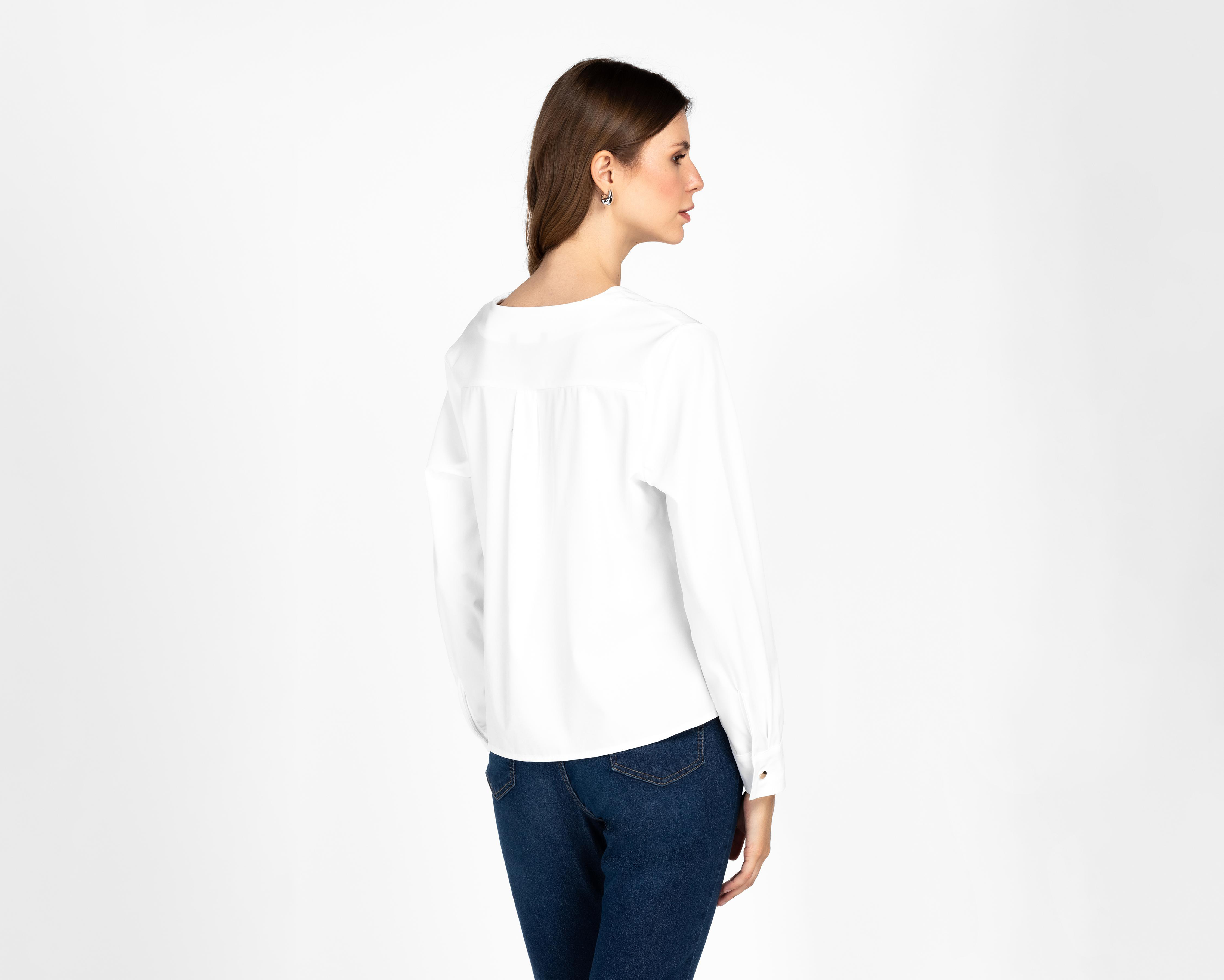 Foto 4 pulgar | Blusa Sahara Manga Larga para Mujer