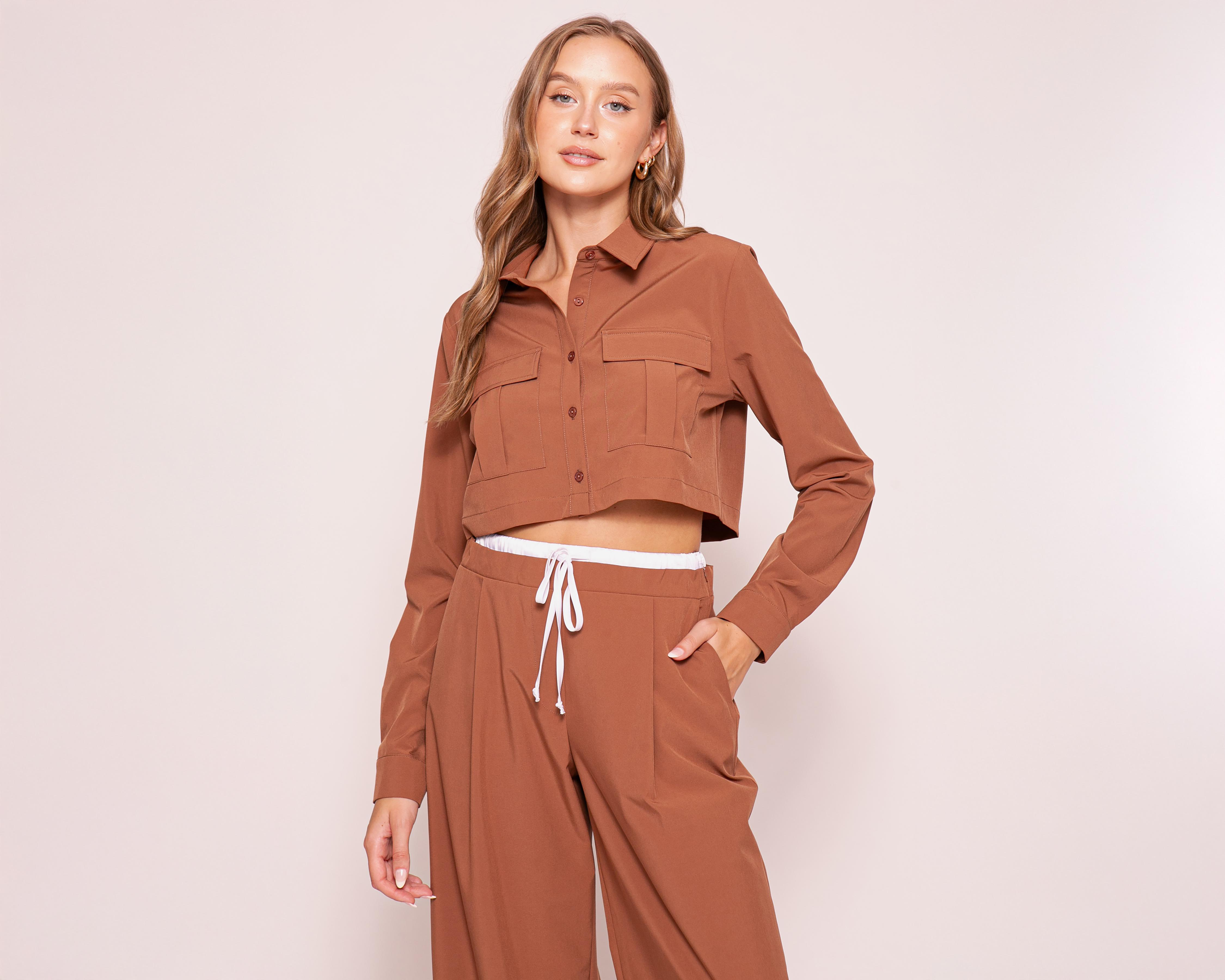 Chamarra con Botones Strona para Mujer