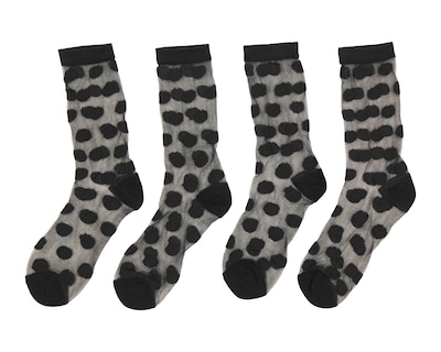 Foto 1 | Tobimedias Negras Beauty Secret de Puntos 2 Pares