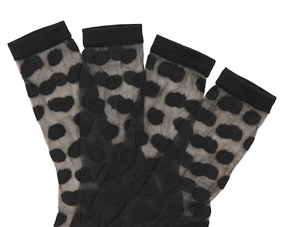 Foto 2 | Tobimedias Negras Beauty Secret de Puntos 2 Pares