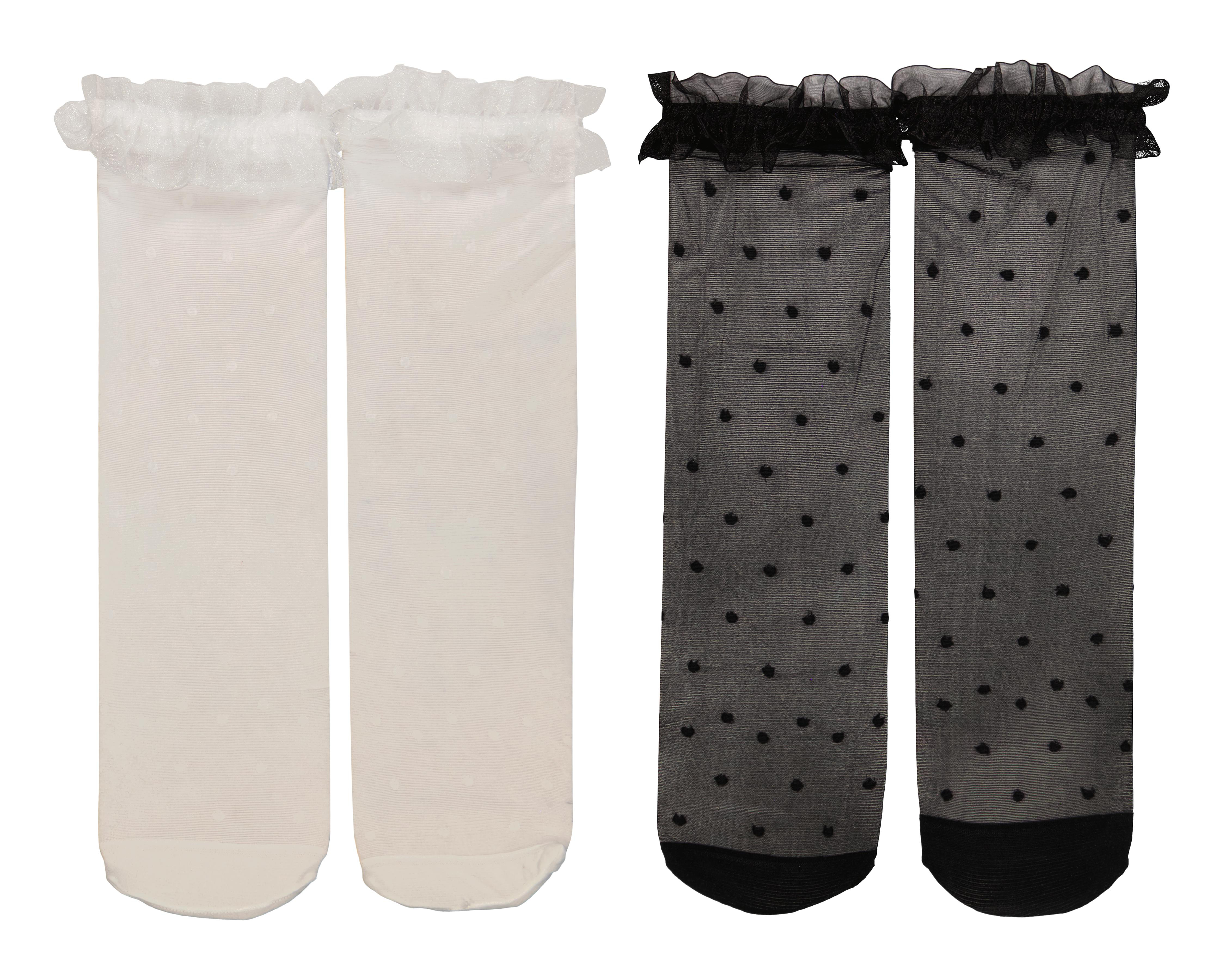 Foto 1 | Tobimedias Negras Beauty Secret de Puntos 2 Pares