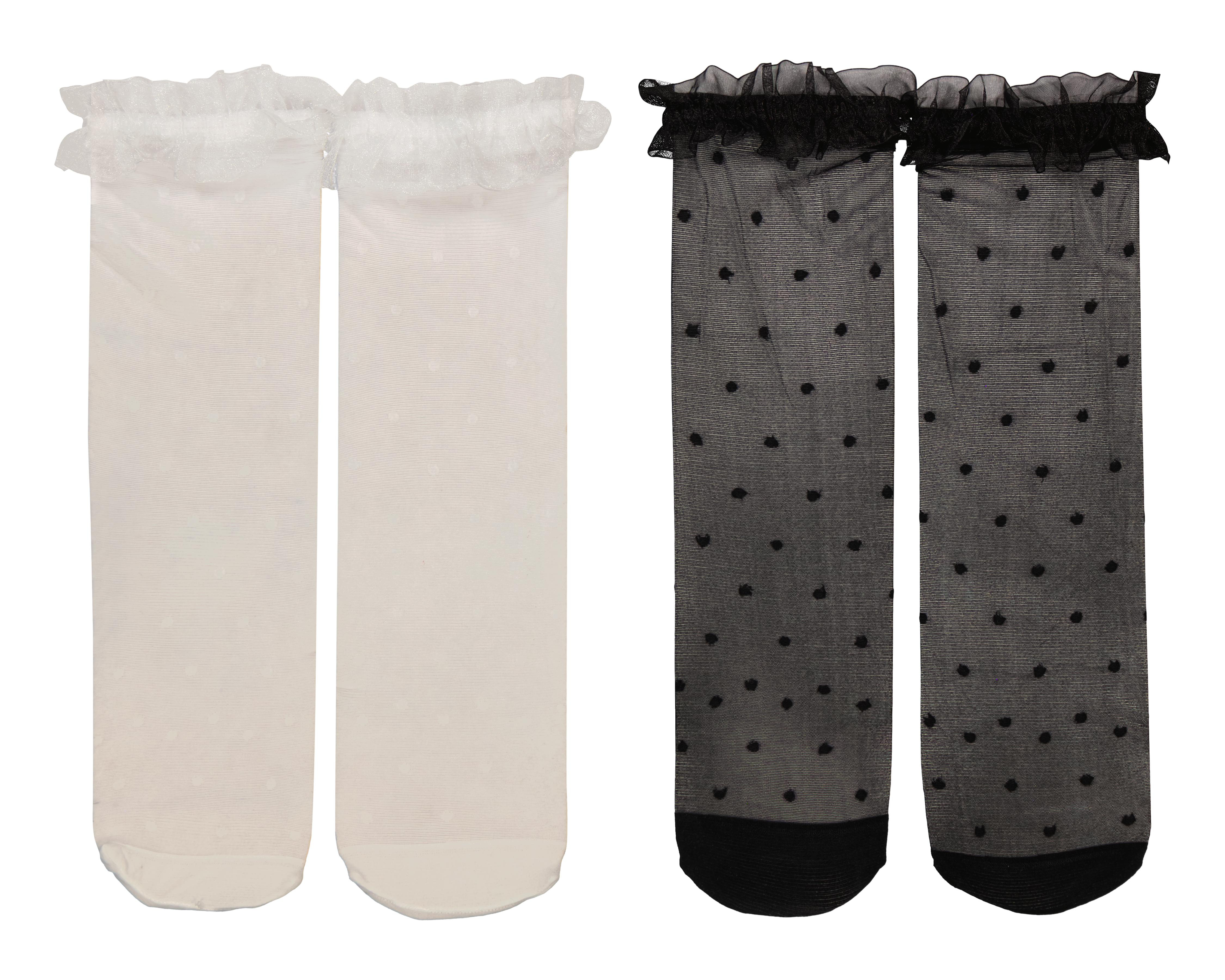 Foto 2 | Tobimedias Negras Beauty Secret de Puntos 2 Pares