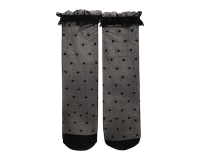 Foto 4 | Tobimedias Negras Beauty Secret de Puntos 2 Pares