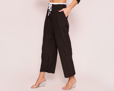 Foto 2 | Pantalón Ancho Strona Tinto para Mujer
