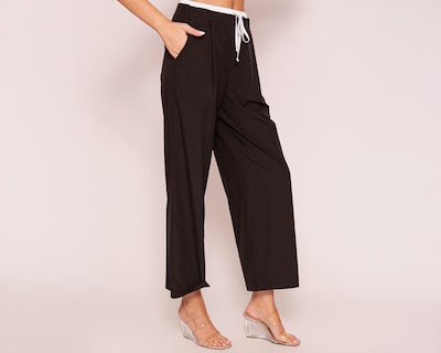 Foto 3 | Pantalón Ancho Strona Tinto para Mujer