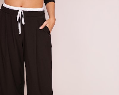 Foto 5 | Pantalón Ancho Strona Tinto para Mujer