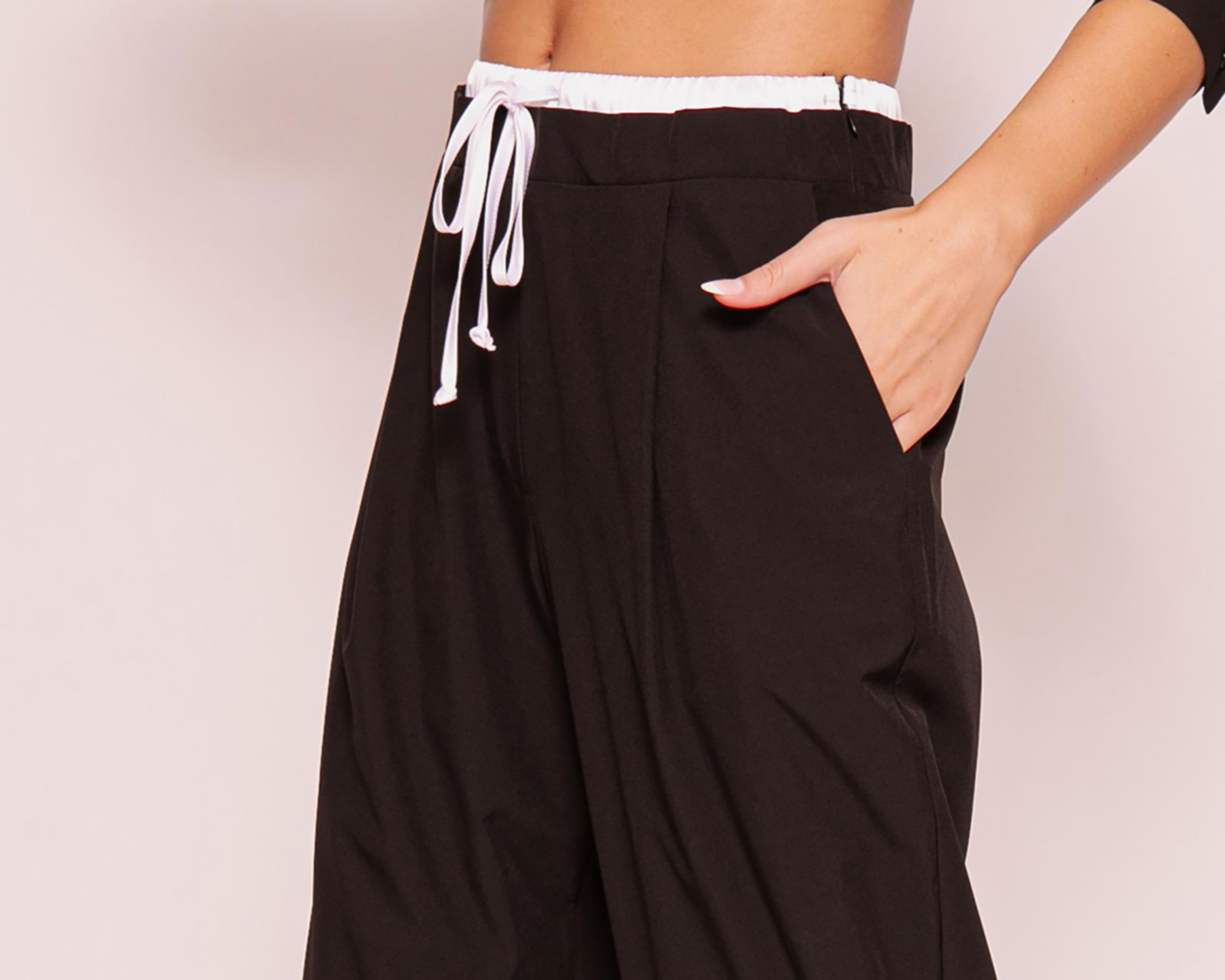 Foto 6 | Pantalón Ancho Strona Tinto para Mujer