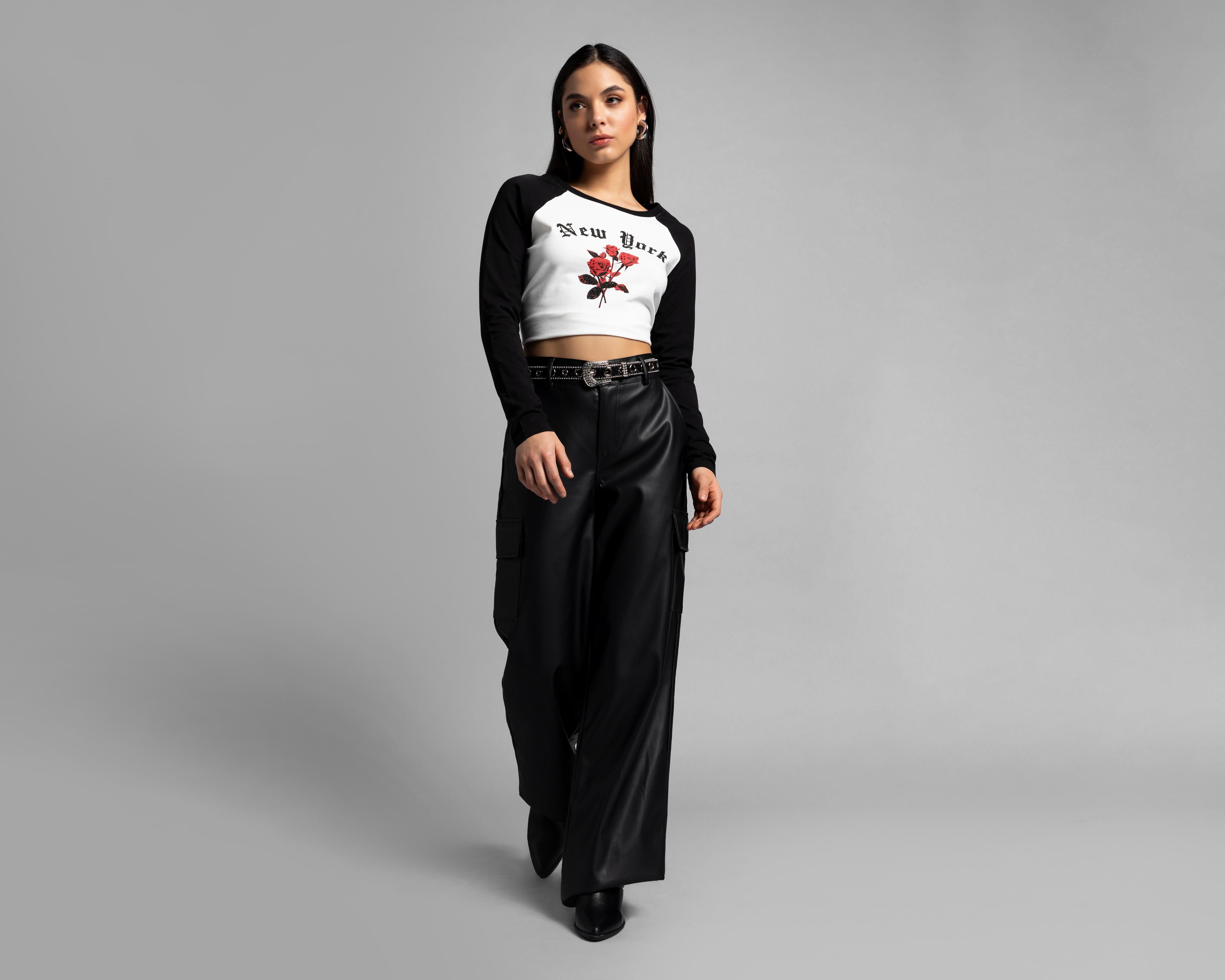 Foto 2 | Playera Thinner Manga Larga para Mujer