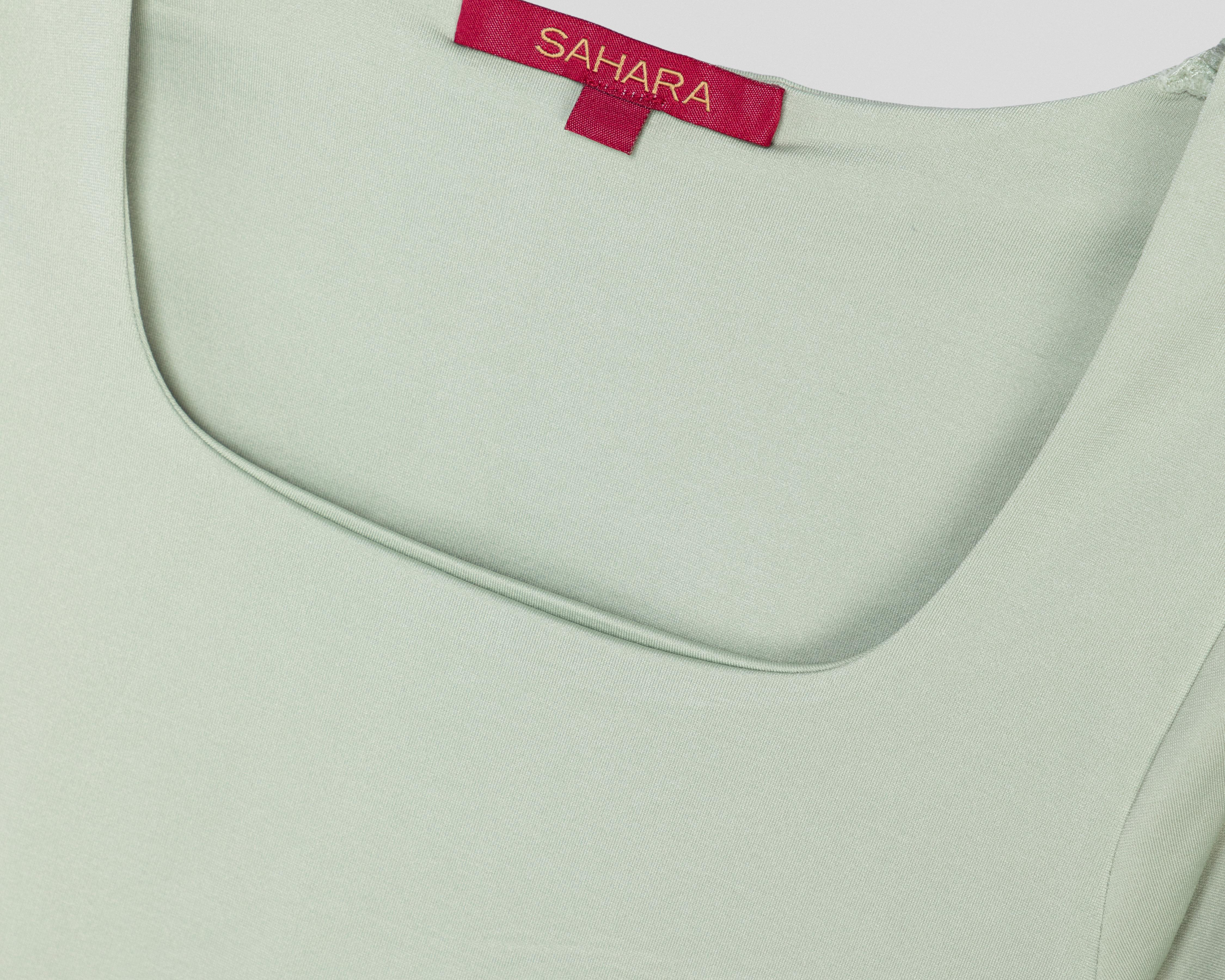 Foto 4 pulgar | Crop Top Sahara Manga Larga para Mujer