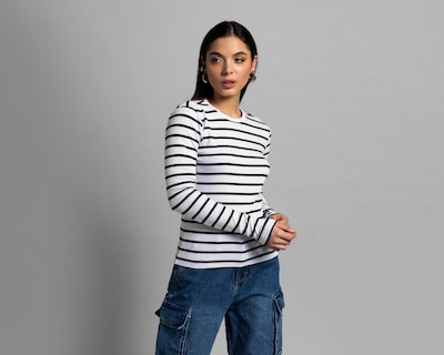 Foto 1 | Playera Thinner Manga Larga para Mujer