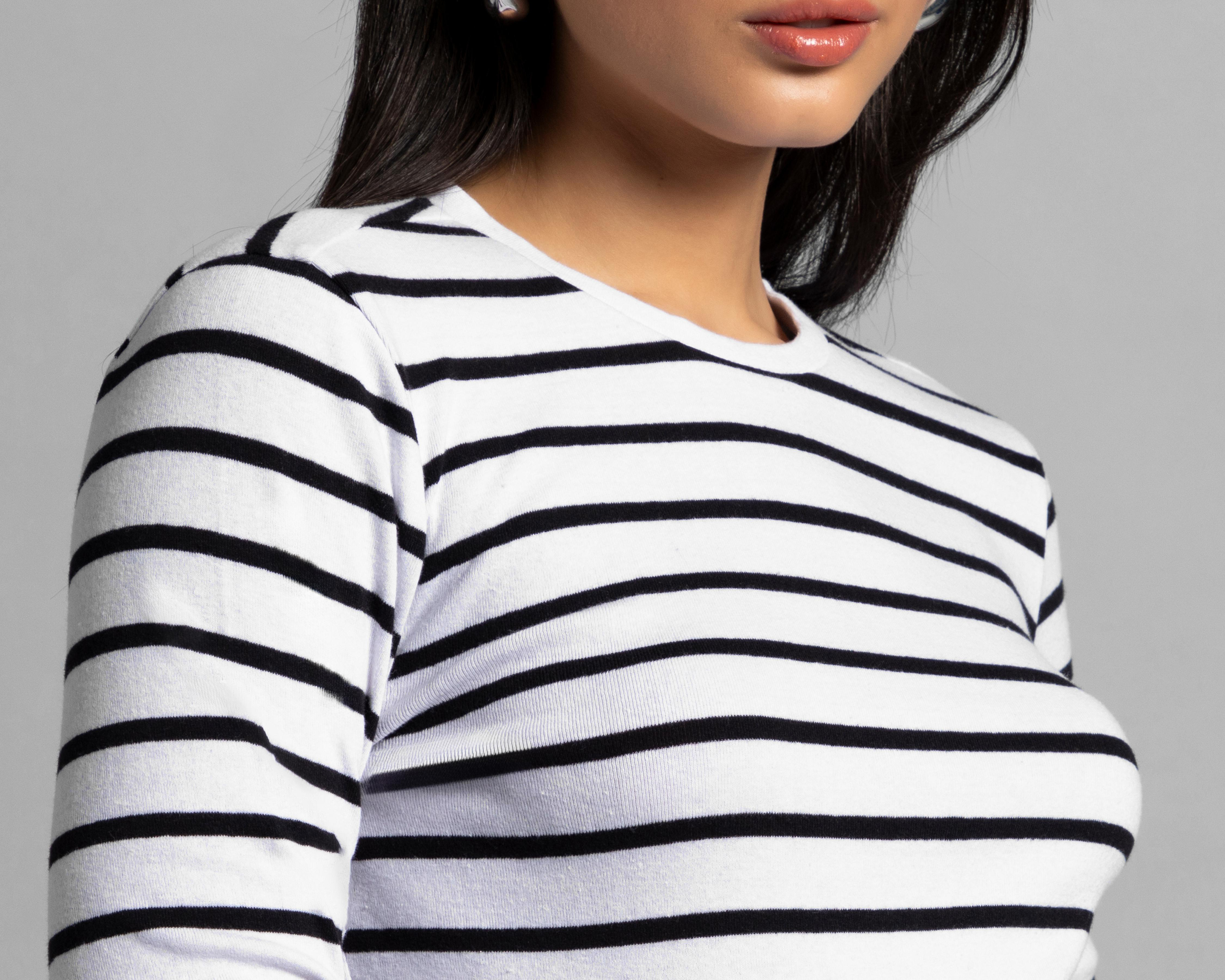 Foto 5 pulgar | Playera Thinner Manga Larga para Mujer