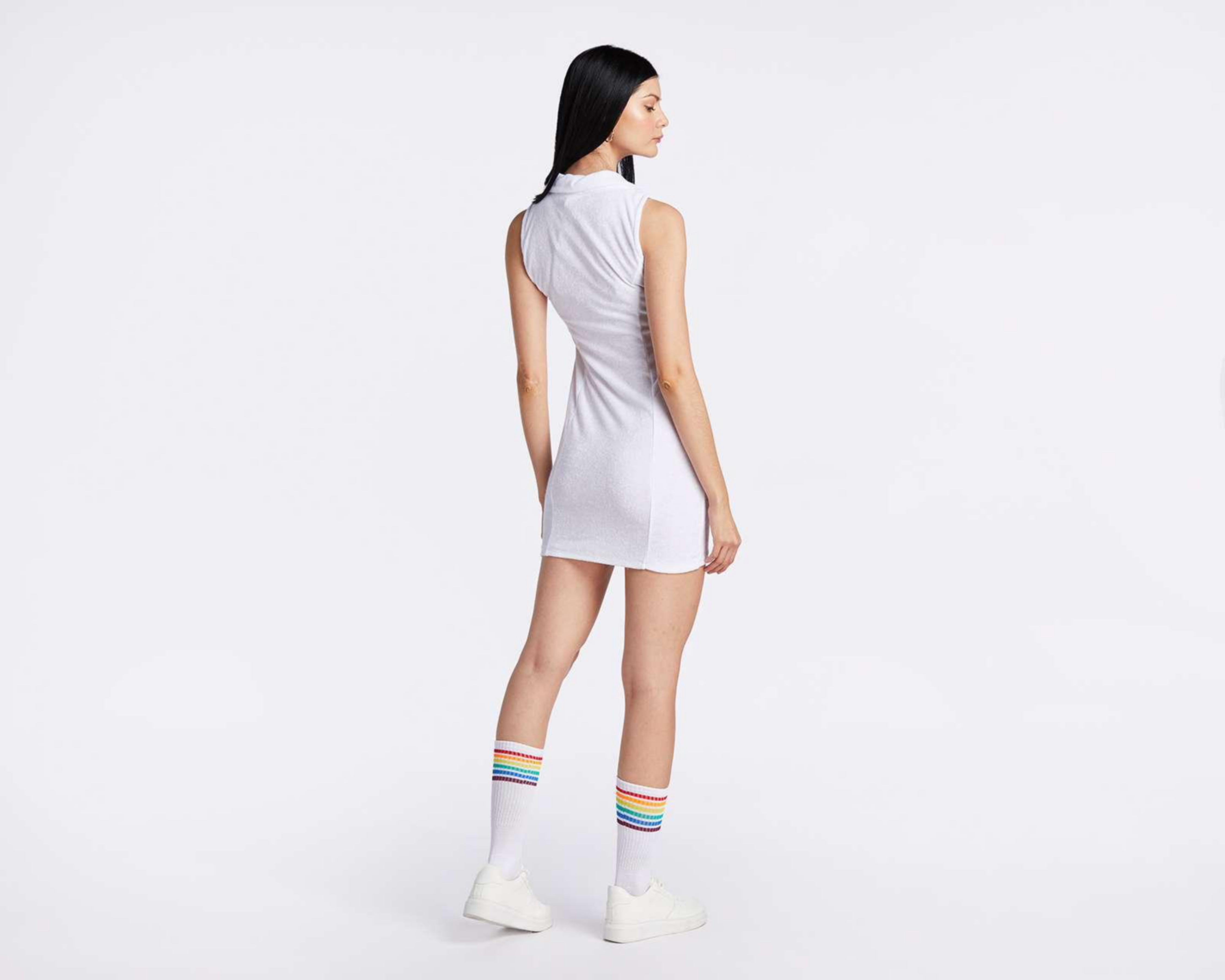 Foto 4 pulgar | Vestido Derek Heart Casual Midi Escote V
