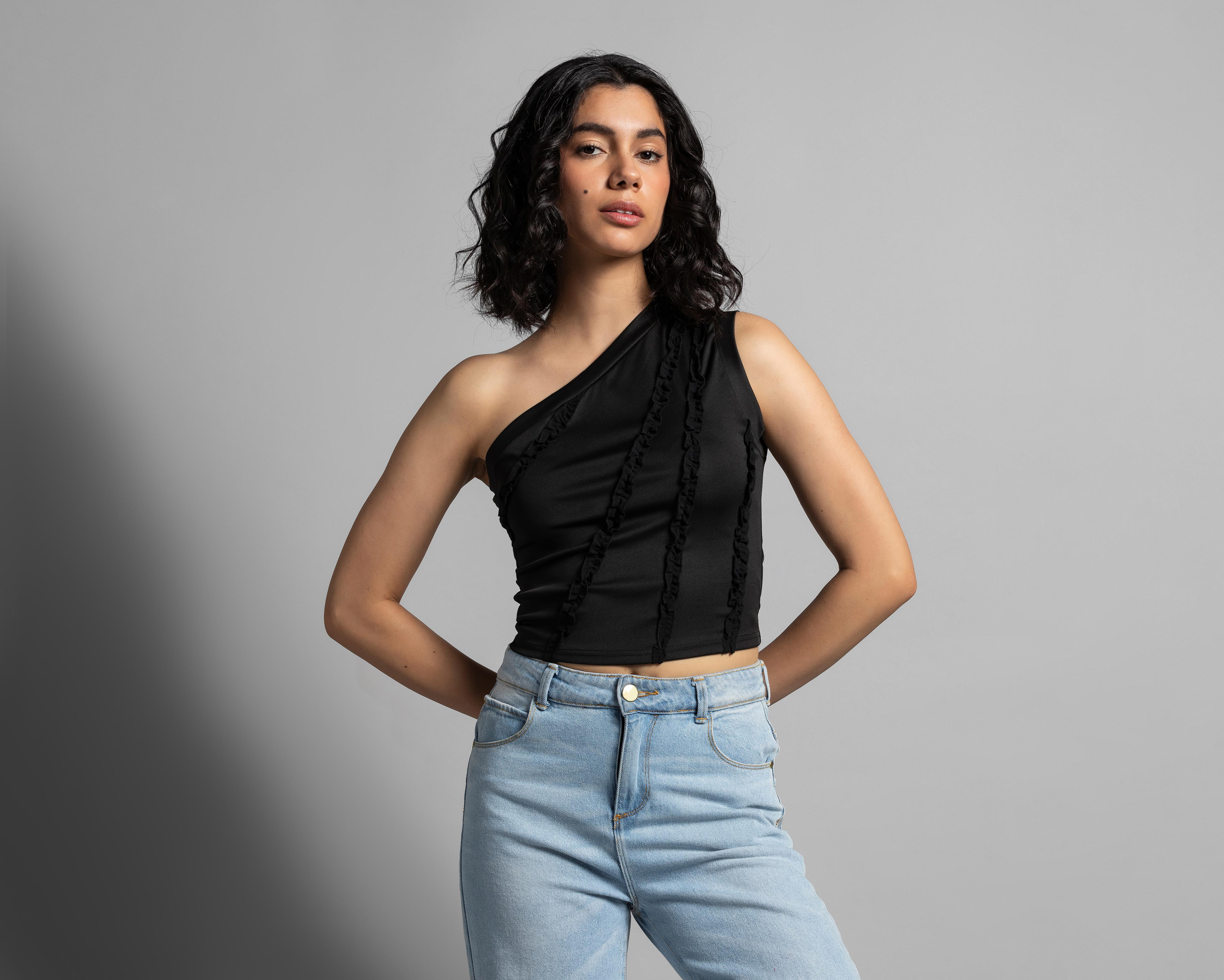 Blusa Thinner con Hombro Descubierto