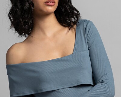Foto 4 | Blusa Thinner Manga Larga con Holán