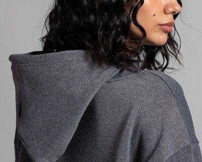 Foto 5 | Sudadera Thinner Gris con Gorro