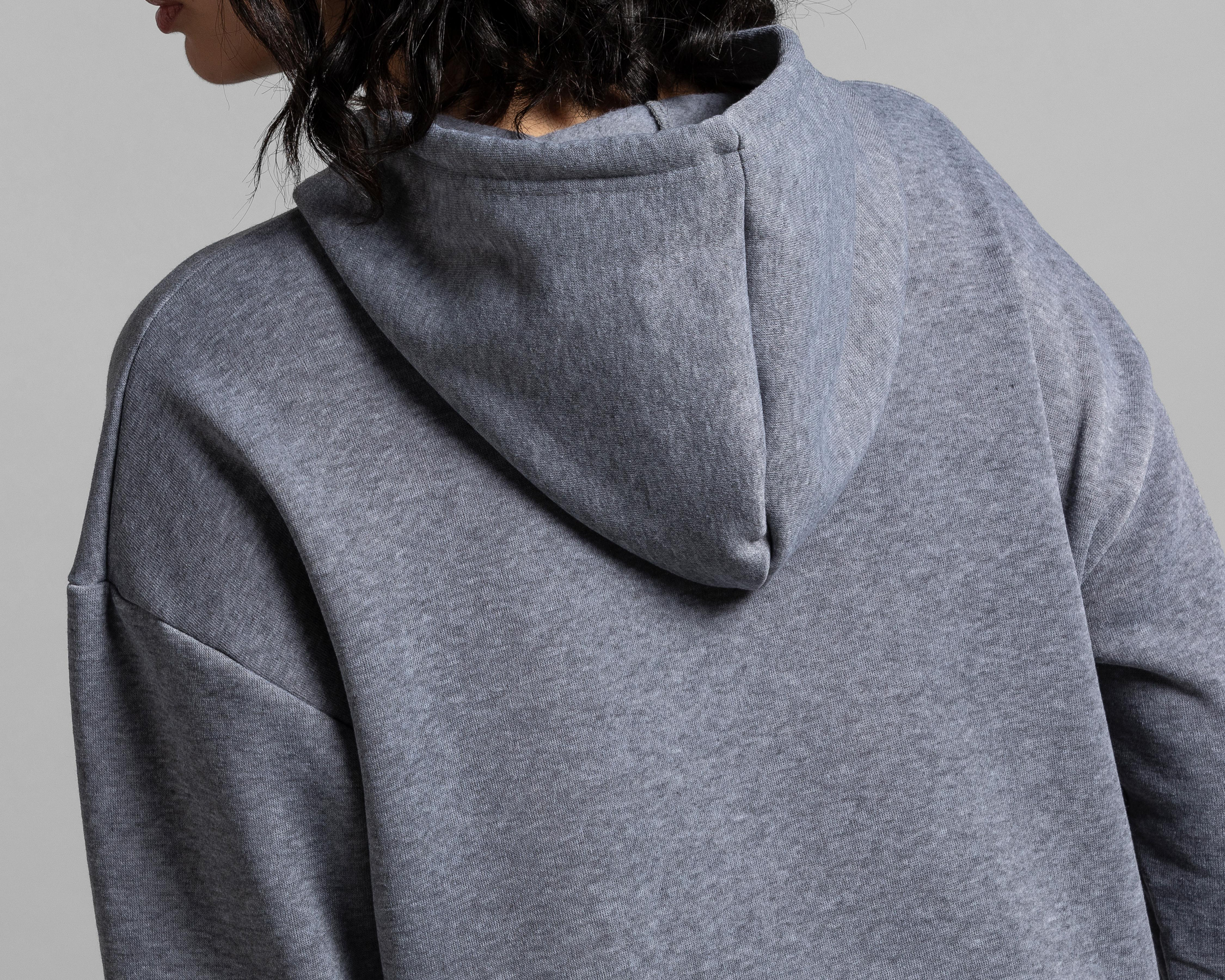 Foto 5 | Sudadera Thinner Gris con Gorro