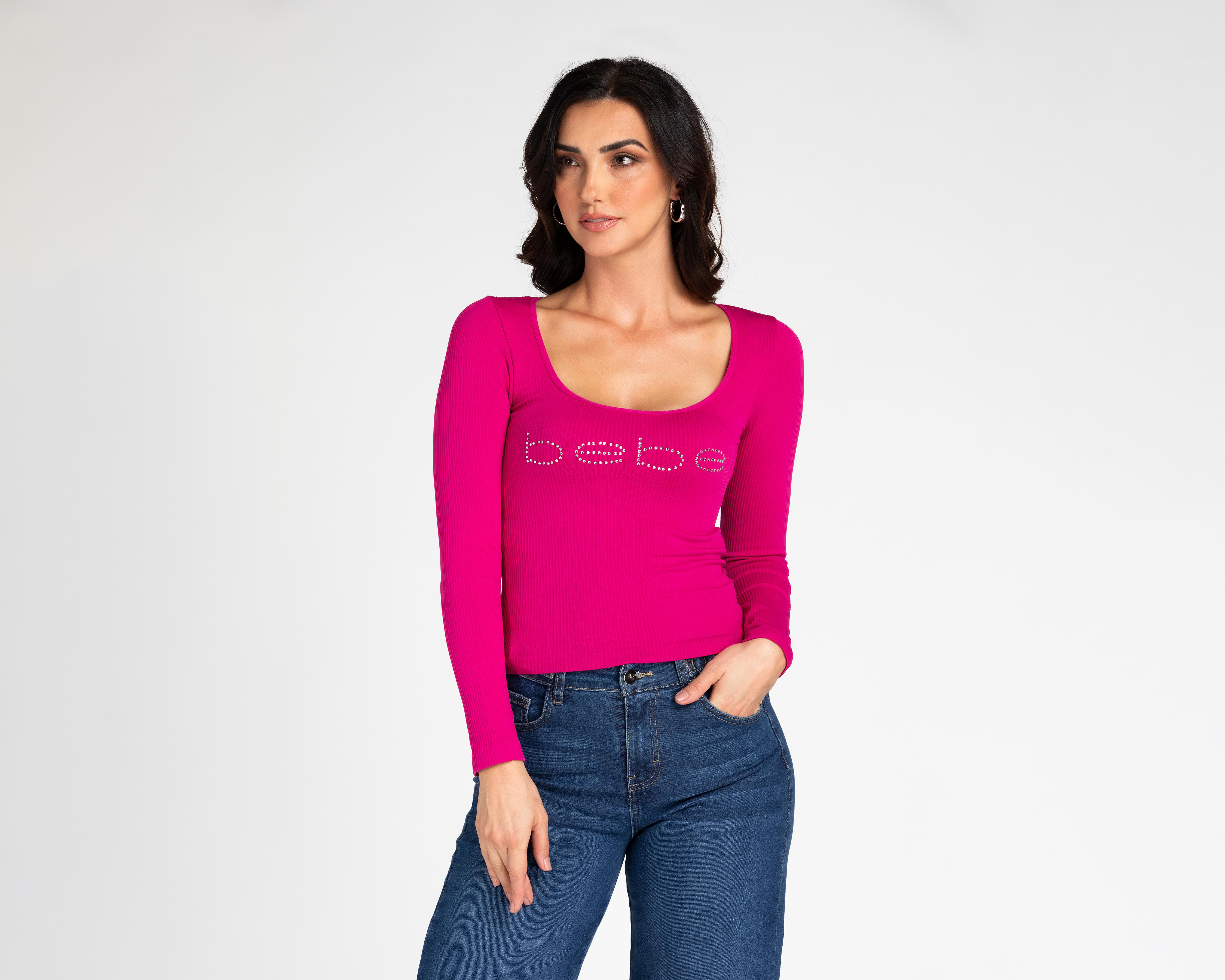 Playera Bebe Manga Larga para Mujer