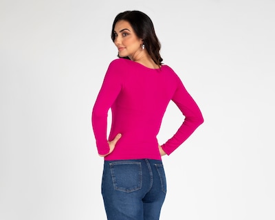 Foto 3 | Playera Bebe Manga Larga para Mujer