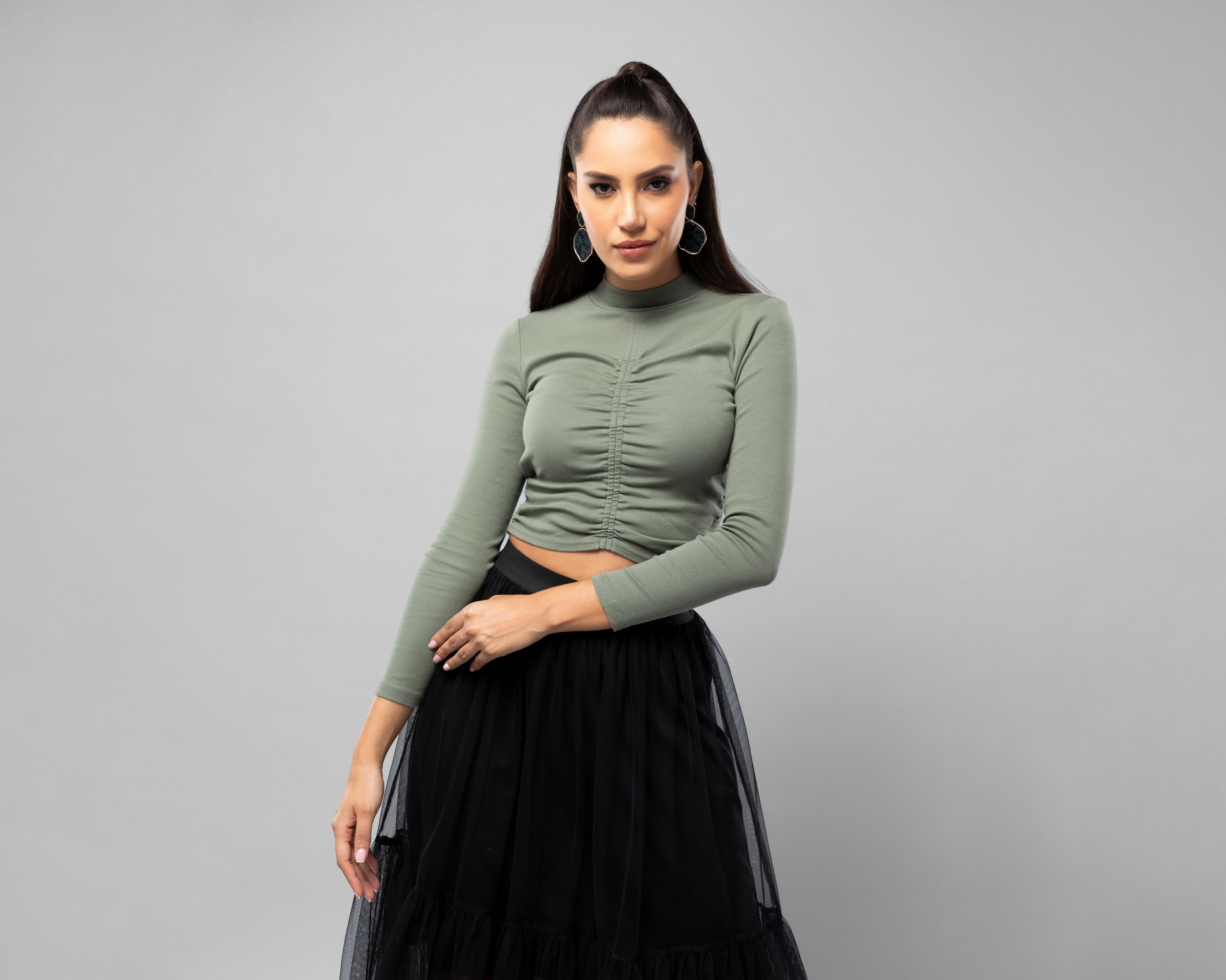 Playera Verde Jennifer Lopez para Mujer