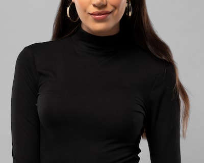 Foto 4 | Playera Jennifer Lopez Negra para Mujer