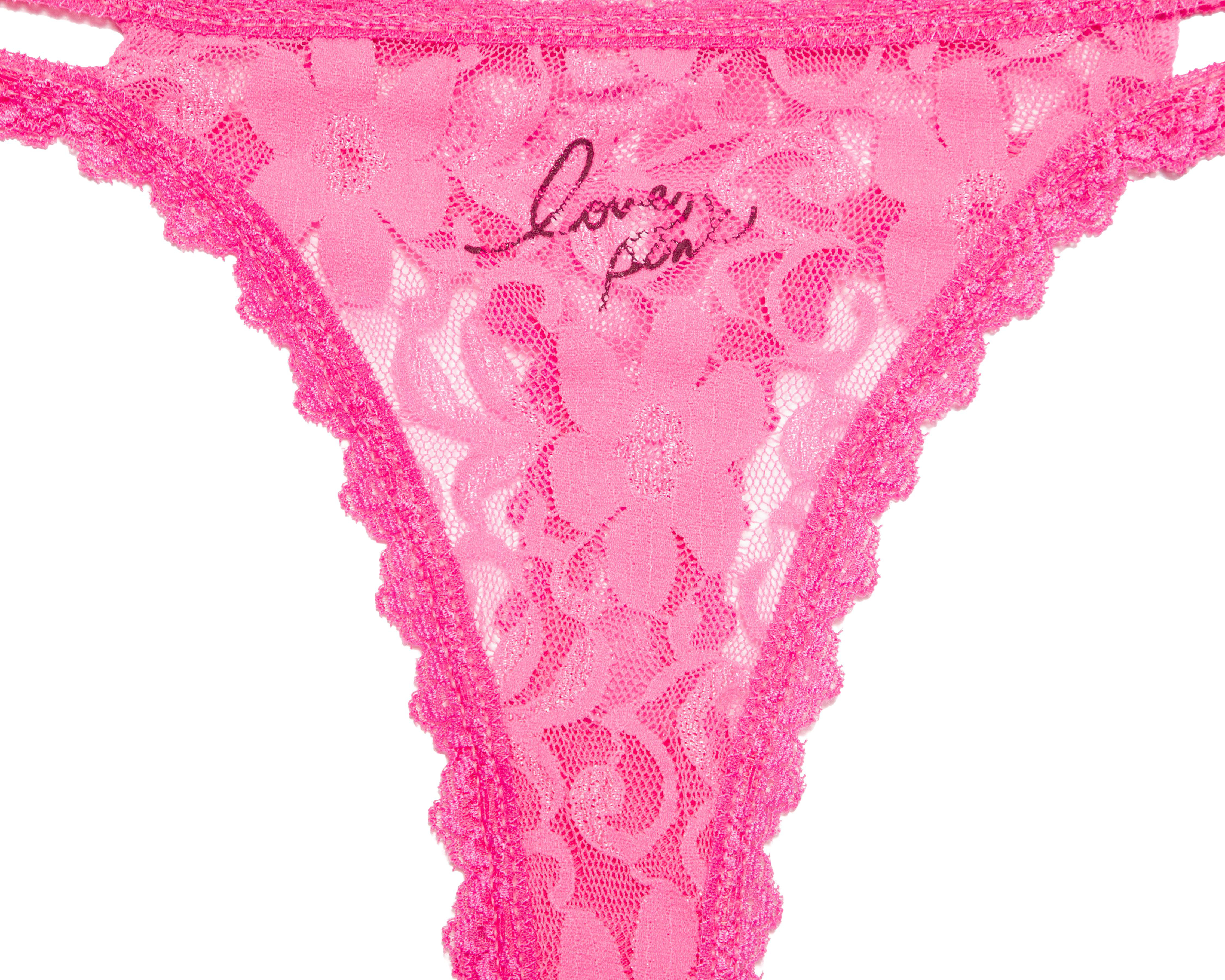 Foto 3 | Tanga de Encaje Lovest para Mujer 3 Piezas
