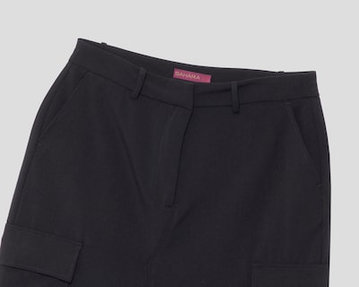 Foto 3 | Falda Midi Sahara Negra para Mujer