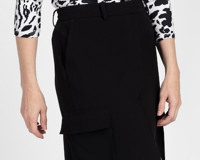 Foto 4 | Falda Midi Sahara Negra para Mujer