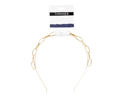 Foto 3 | Diadema Thinner Dorada