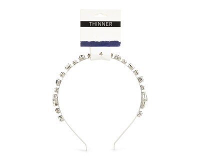 Foto 3 | Diadema Thinner Plateada