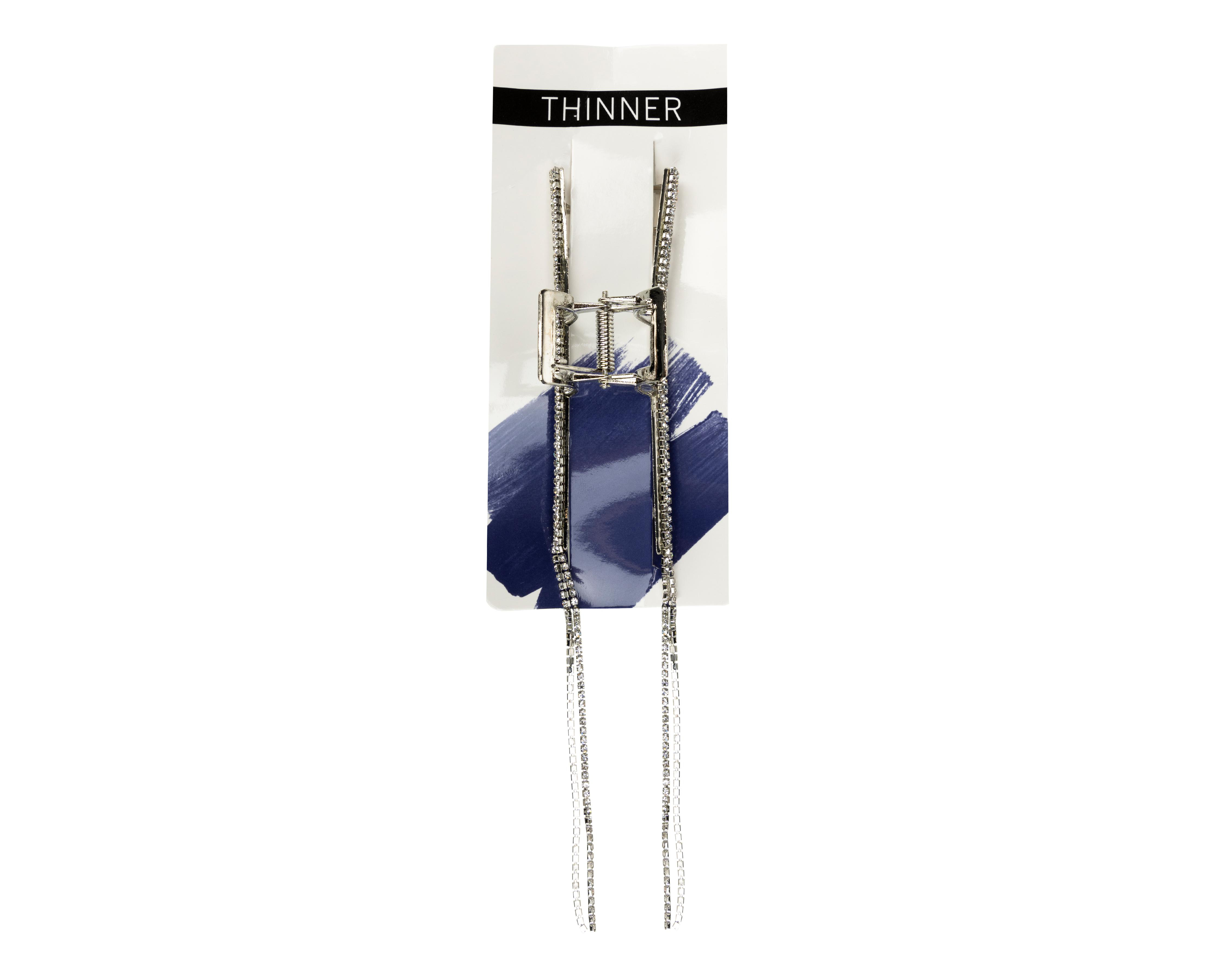 Foto 4 pulgar | Pinza Thinner Plateada