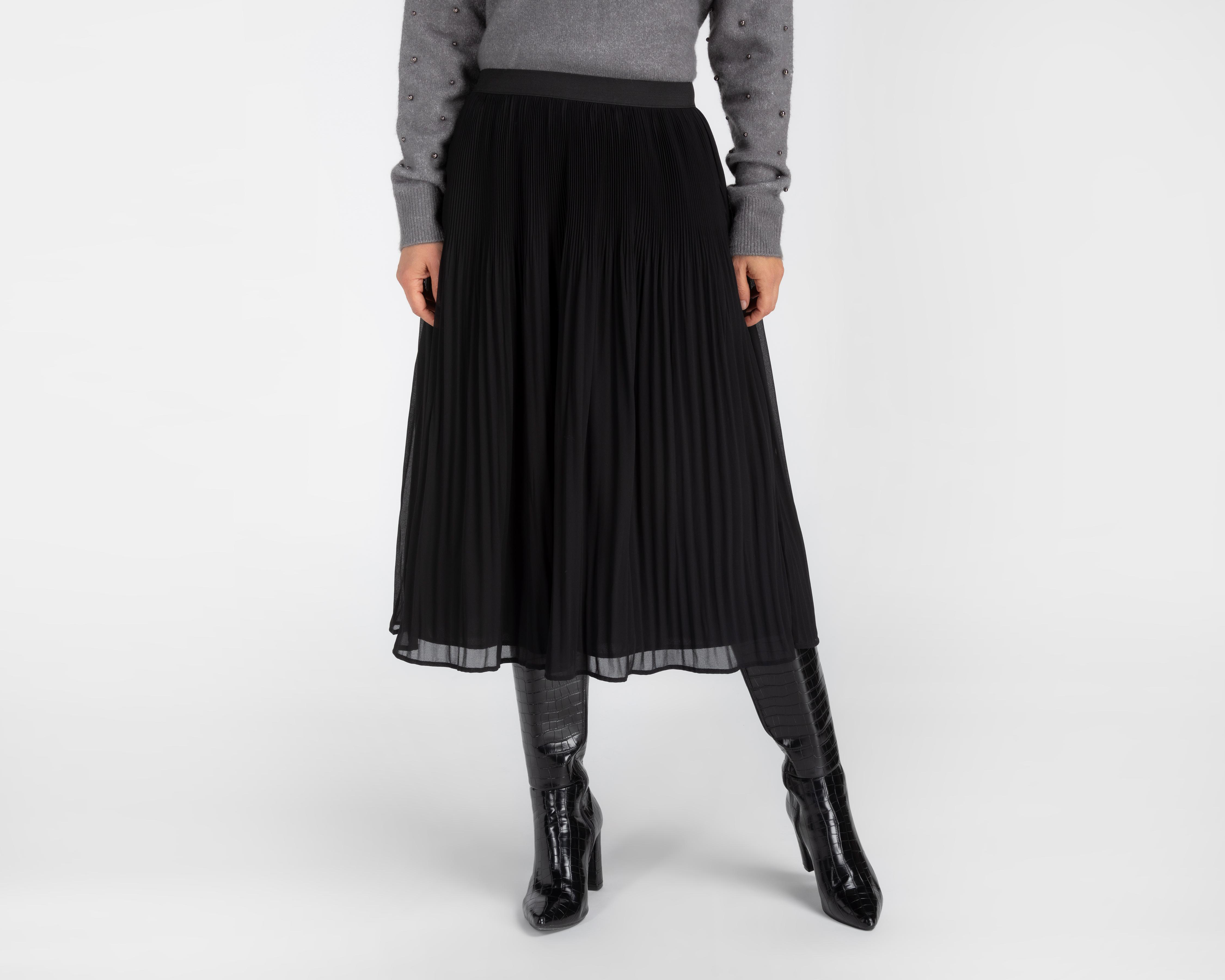 Foto 1 | Falda Midi Lady Sun Plisada