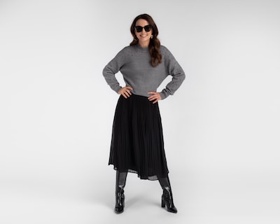 Foto 2 | Falda Midi Lady Sun Plisada