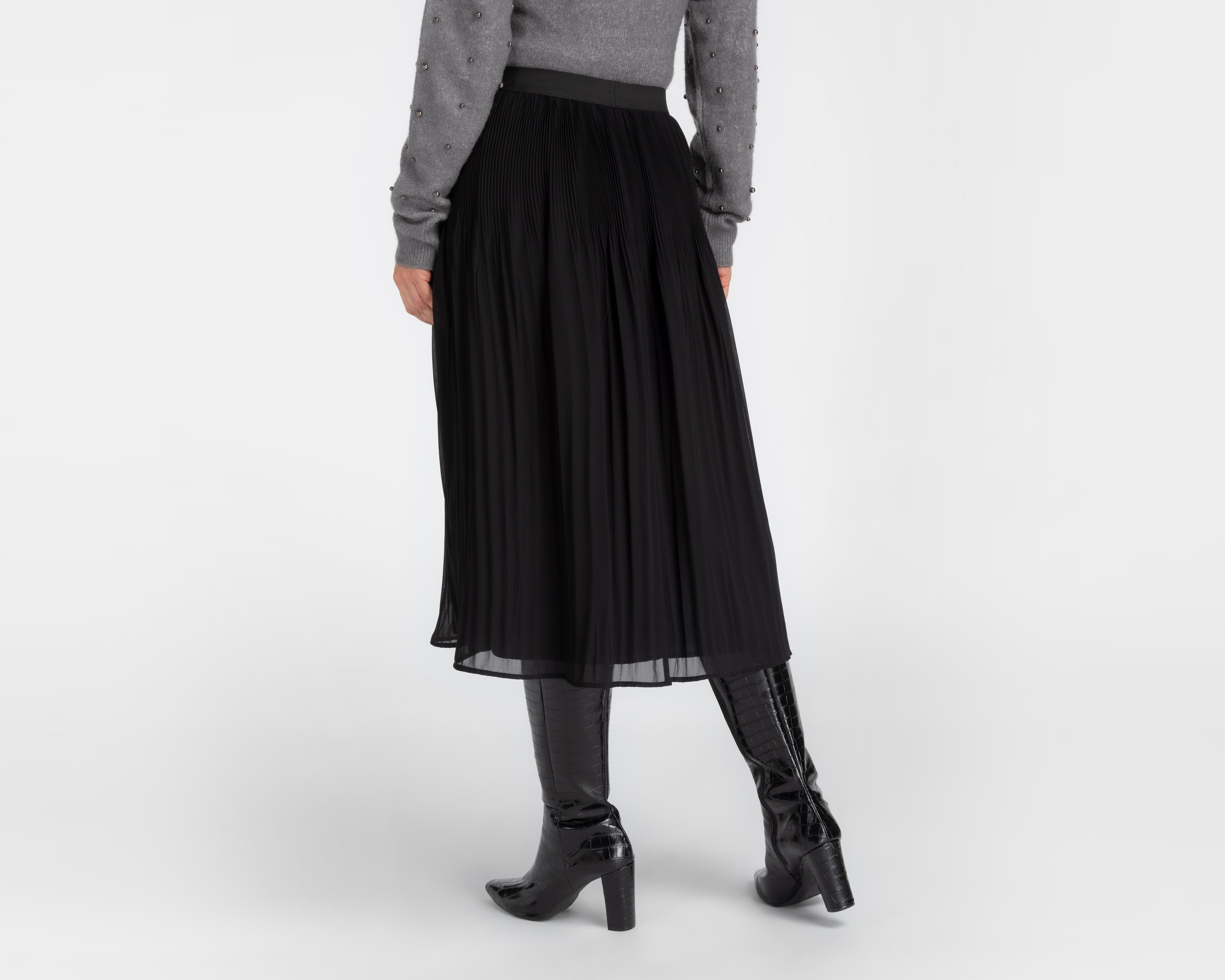 Foto 4 pulgar | Falda Midi Lady Sun Plisada
