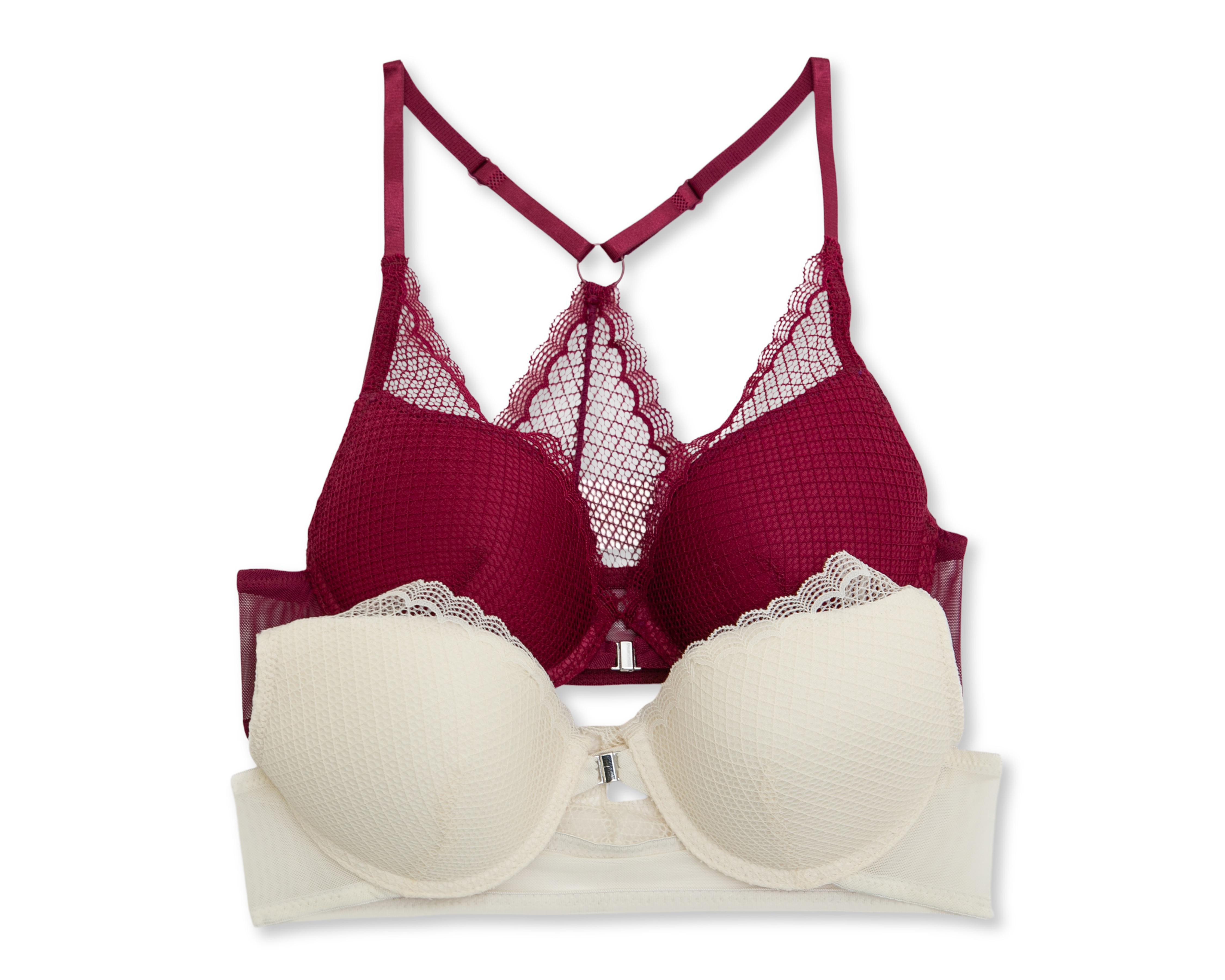 Brasier con Encaje Eva tu Estilo Íntimo Copa Completa 2 Pack